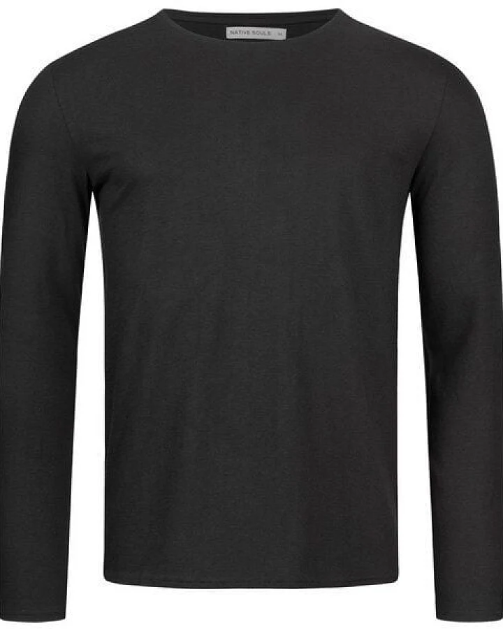 NATIVE SOULS Slub Longsleeve Basic Herren