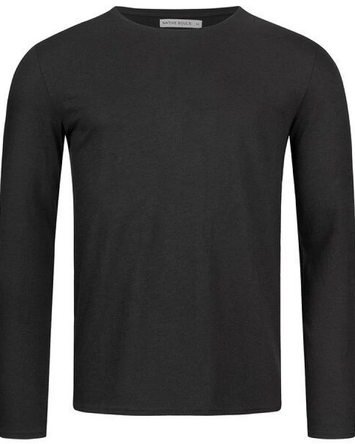 NATIVE SOULS Slub Longsleeve Basic Herren