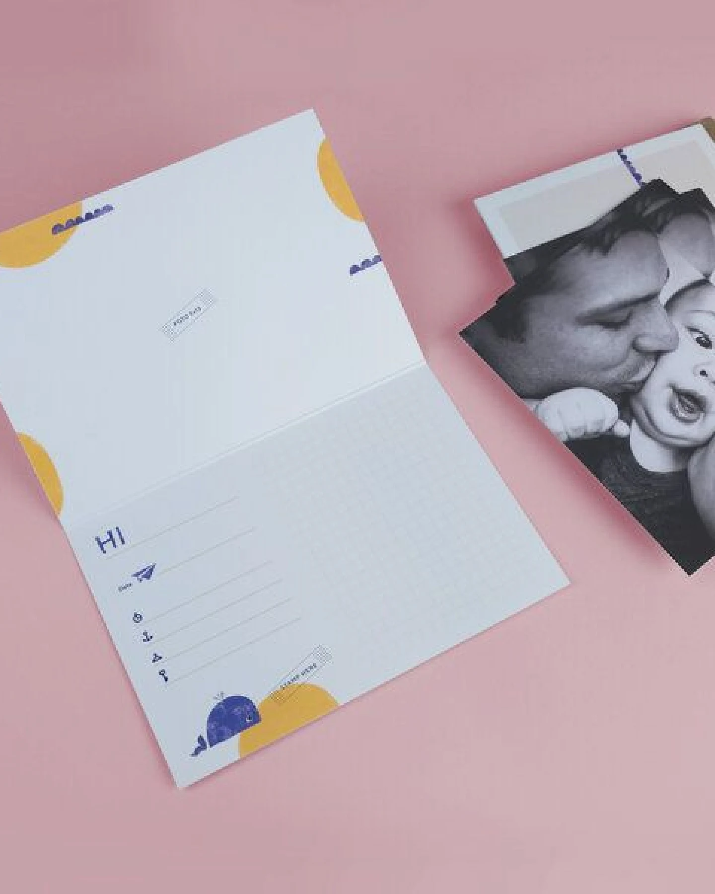 KINDACUTE 20x DIY Geburtskarte Big News – Ansicht 4