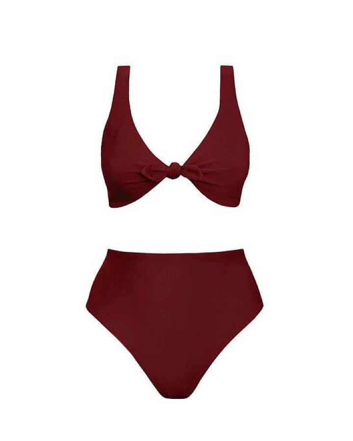 Anekdot Bikini Set Line Top + Skyline High Slip