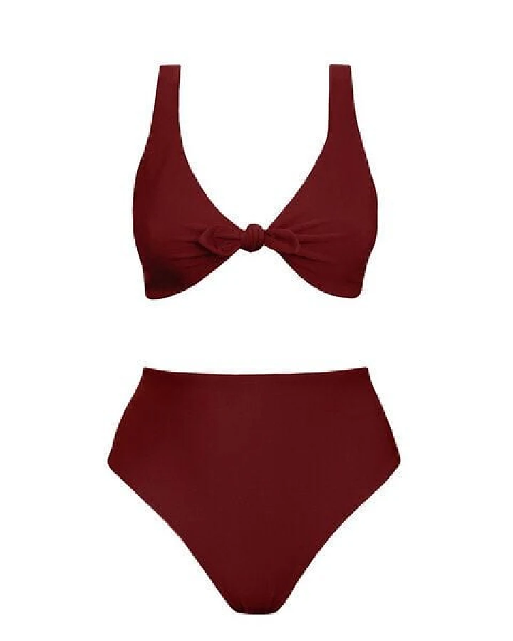 Anekdot Bikini Set Line Top + Skyline High Slip
