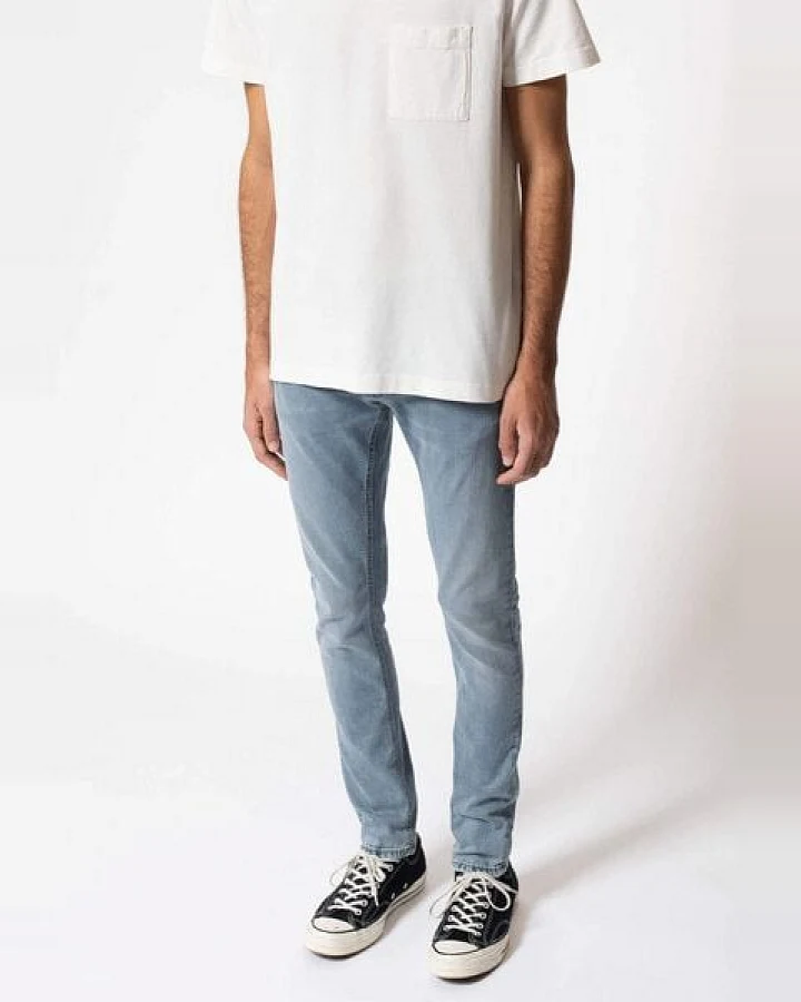 Nudie Jeans Tight Terry Blue Ghost