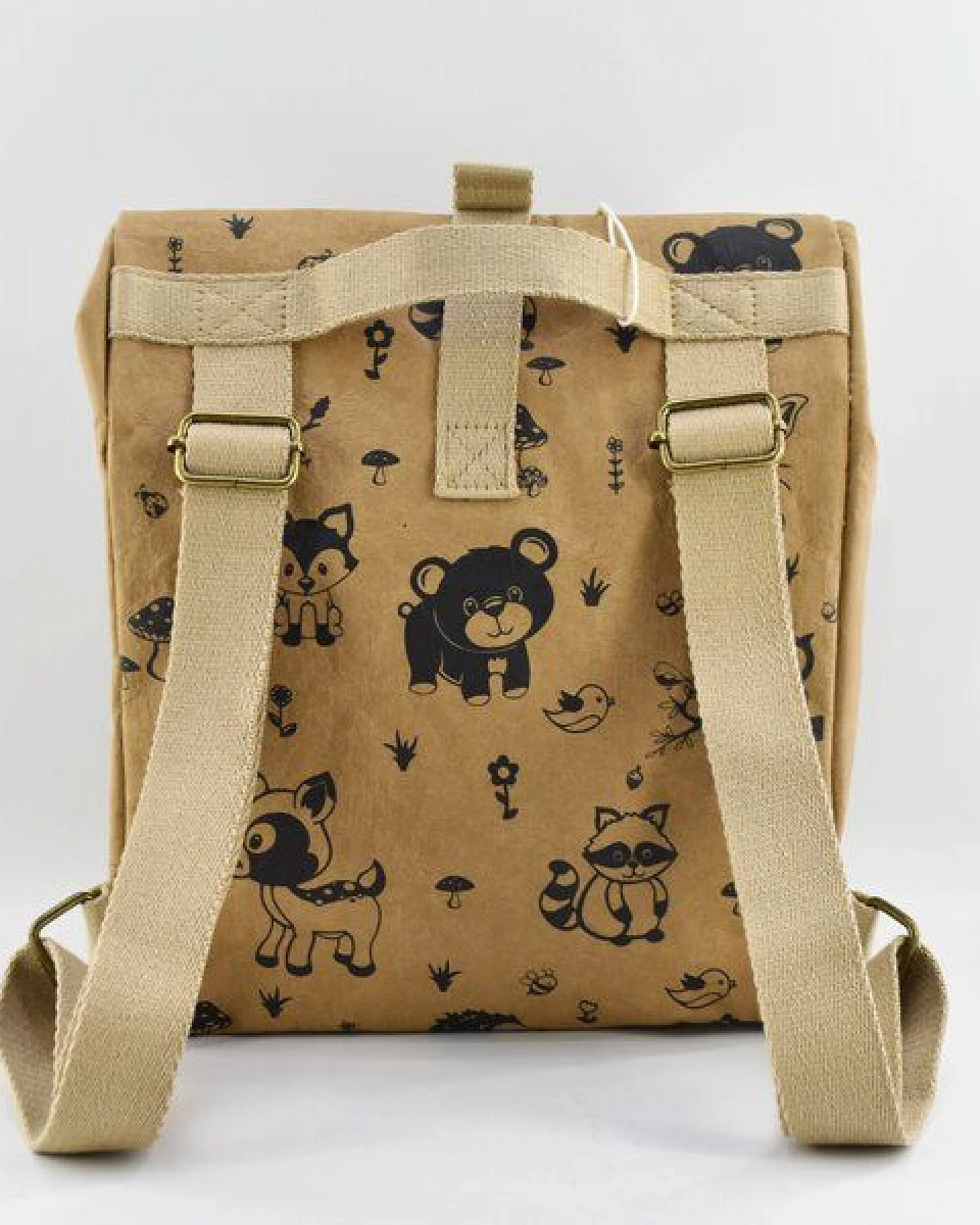 PAPERO Rucksack aus Kraft Papier COUGAR KIDS 8 L leicht, reißfest und wasserfest nachhaltig für Kinder – Ansicht 3