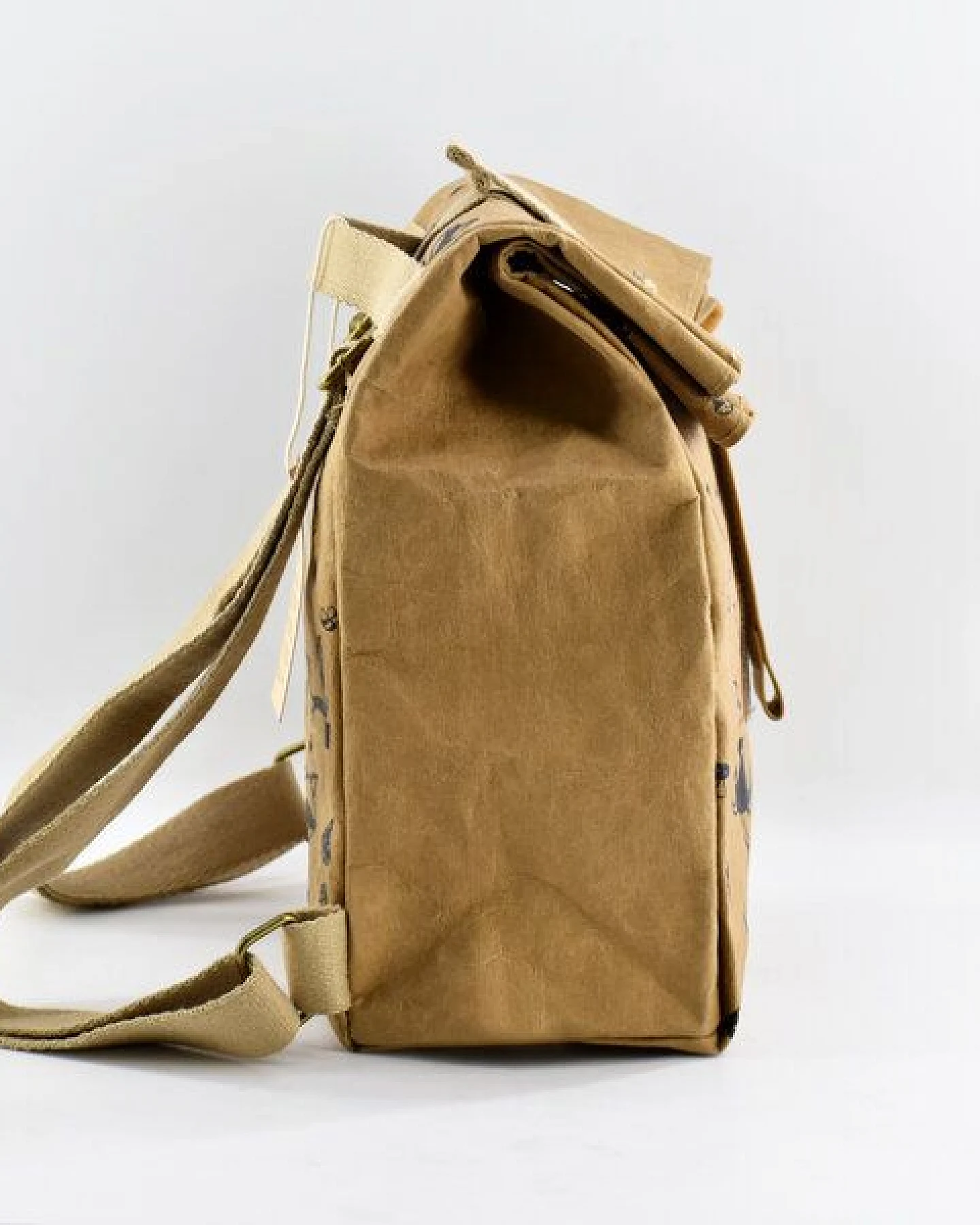 PAPERO Rucksack aus Kraft Papier COUGAR KIDS 8 L leicht, reißfest und wasserfest nachhaltig für Kinder – Ansicht 4
