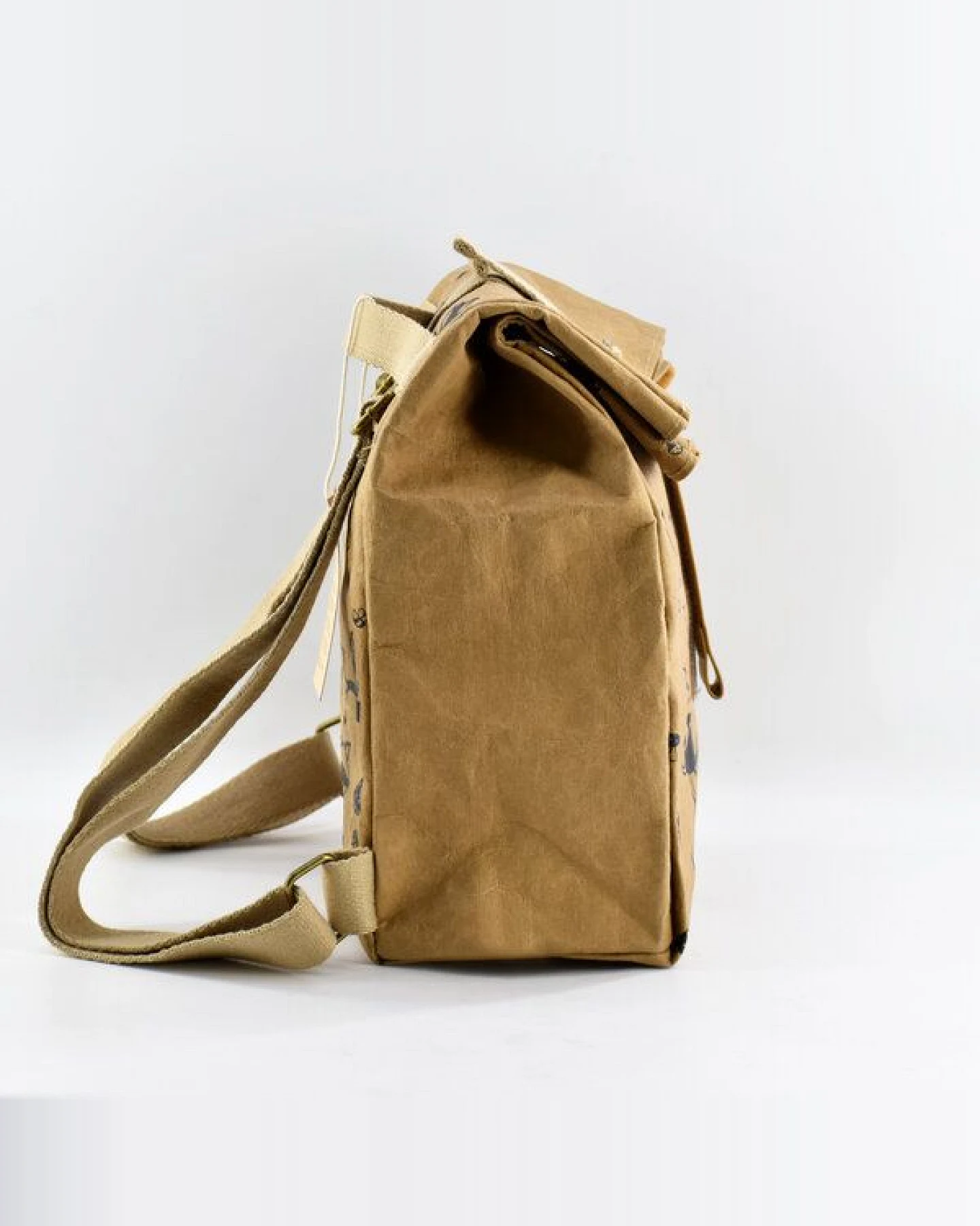 PAPERO Rucksack aus Kraft Papier COUGAR KIDS 8 L leicht, reißfest und wasserfest nachhaltig für Kinder – Ansicht 4