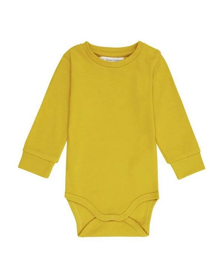 sense-organics Langarm Body MILAN in Senf von Sense Organics