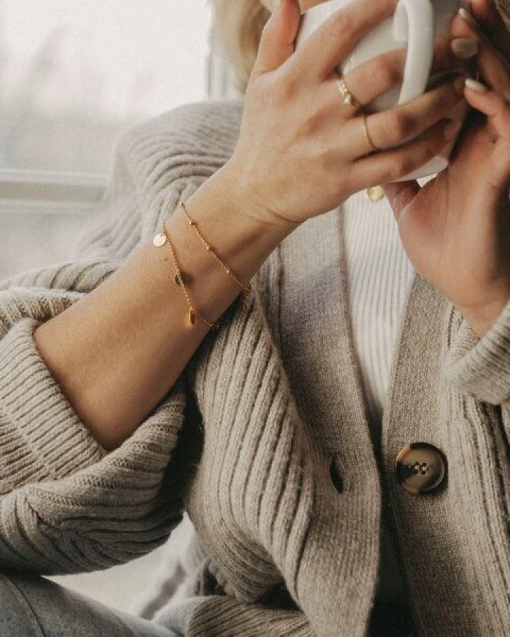 MOANINA Armband Bella - 925 Silber/18k Gold Vermeil