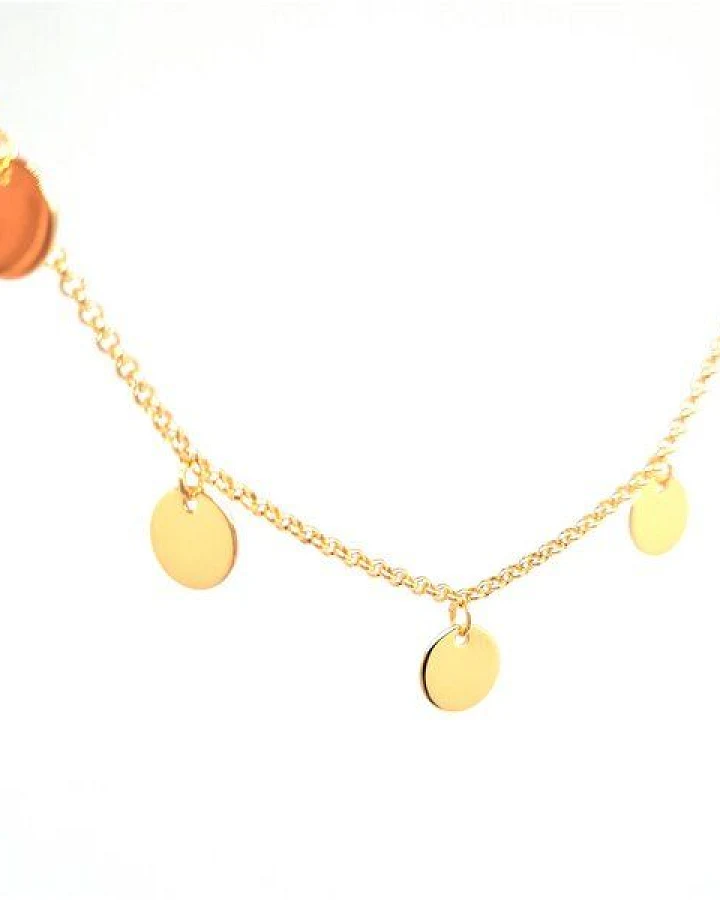 MOANINA Armband Glow Mini Coins - 925 Silber/18k Gold Vermeil