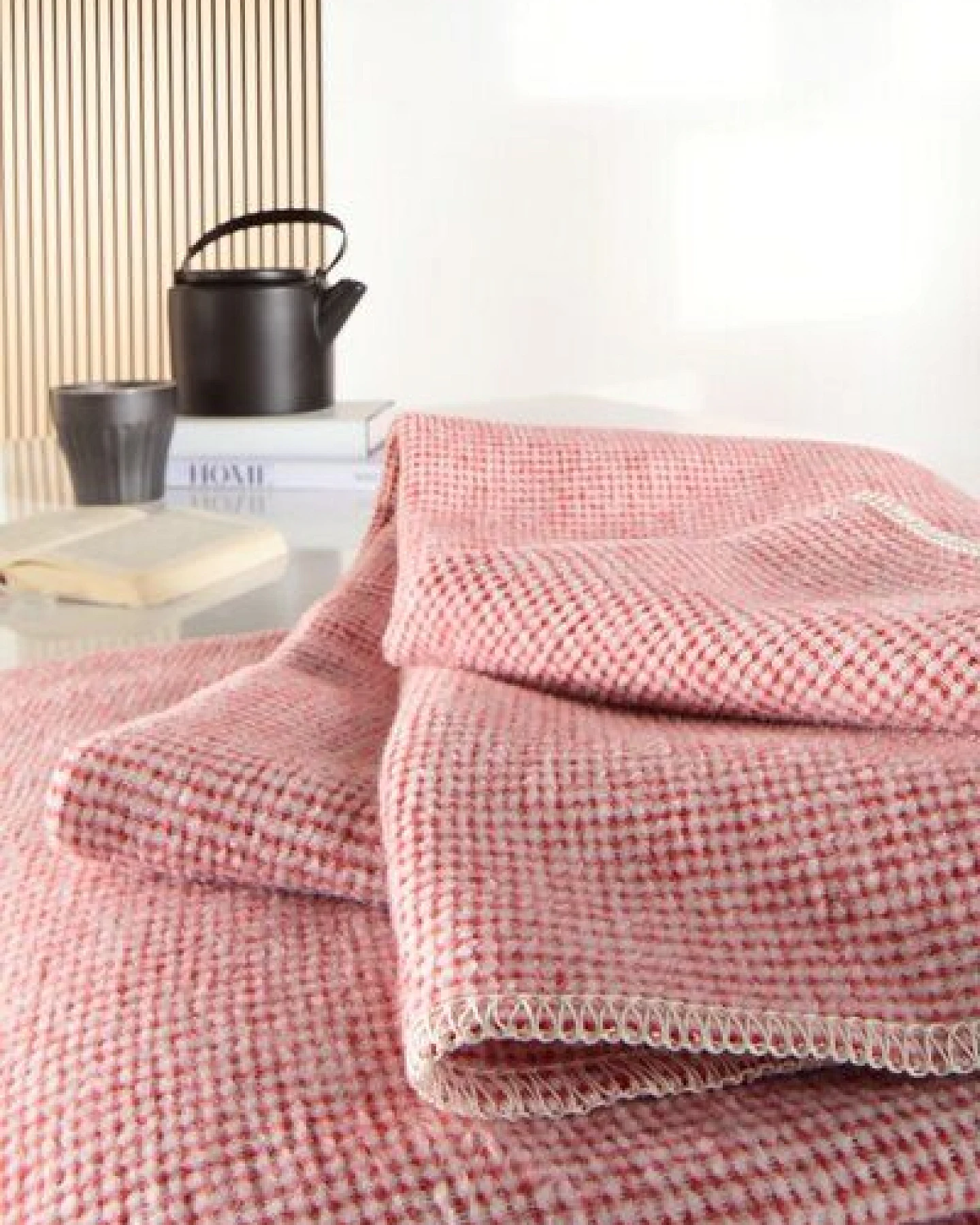 biederlack Wohn-und Kuscheldecke Cotton Comfort "Pearl" 100 % Baumwolle tolle Sommerfarben – Ansicht 2