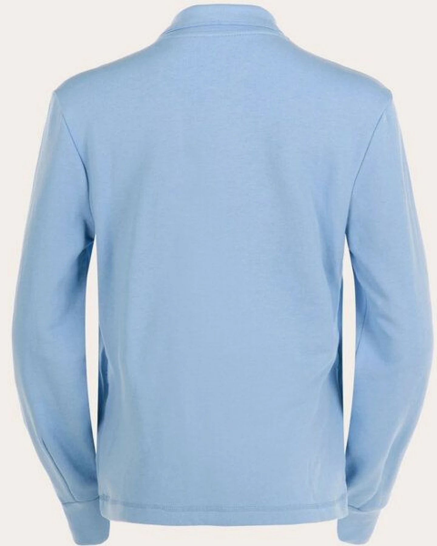 KnowledgeCotton Apparel Damen Sweatshirt mit Stehkragen und Zipper "HIGH NECK SWEAT" aus Biobaumwolle - Chambray Blue, GOTS zertifiziert – Ansicht 4