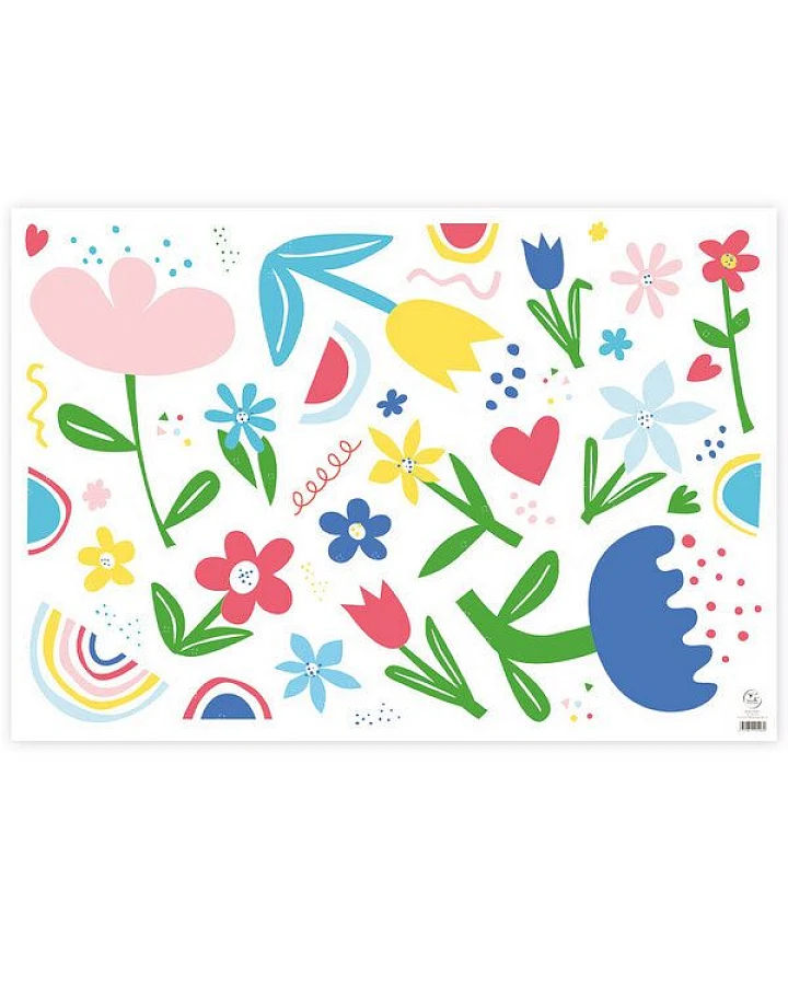 Bow & Hummingbird Bastelbogen Flower Power Girlande