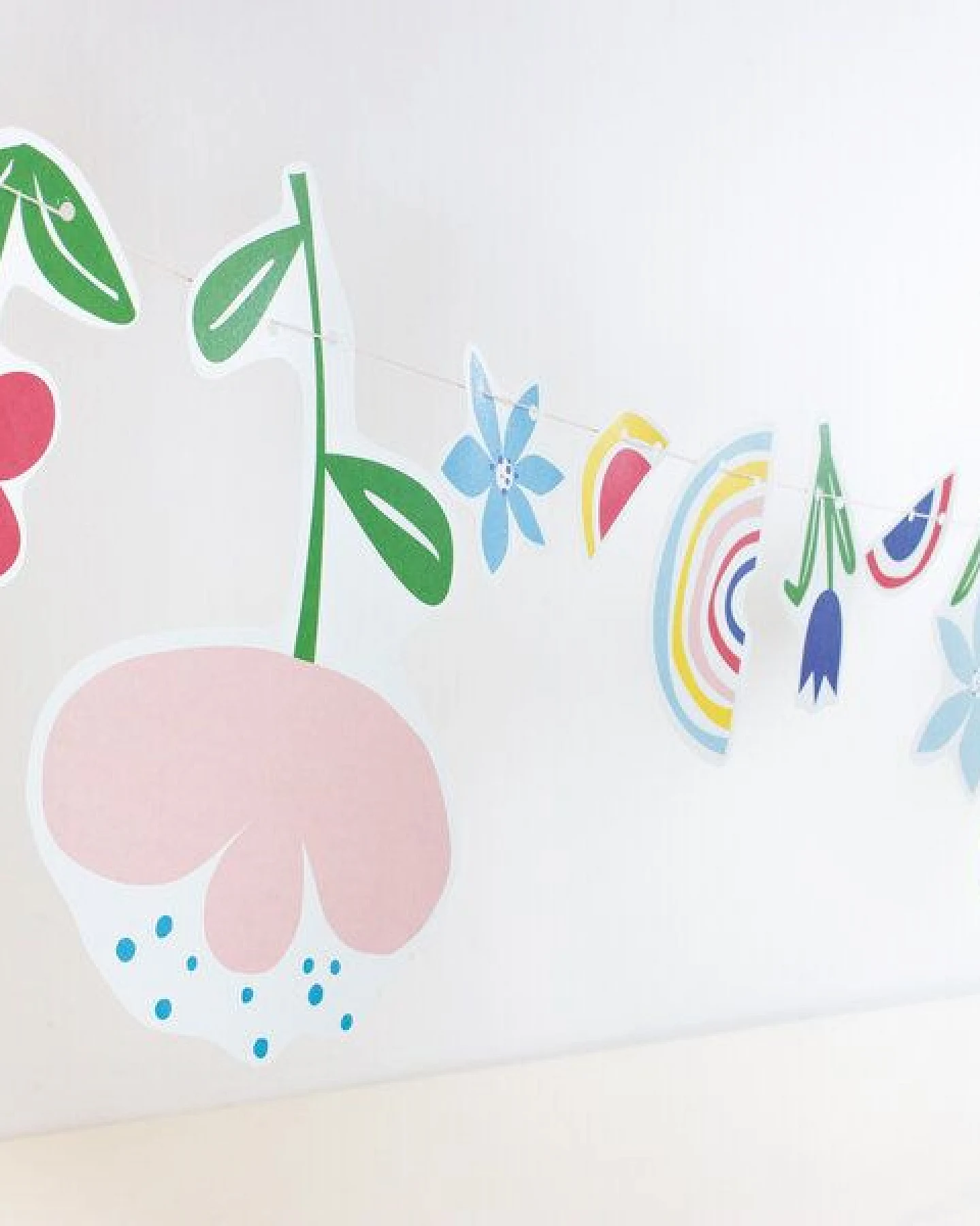 Bow & Hummingbird Bastelbogen Flower Power Girlande – Ansicht 2
