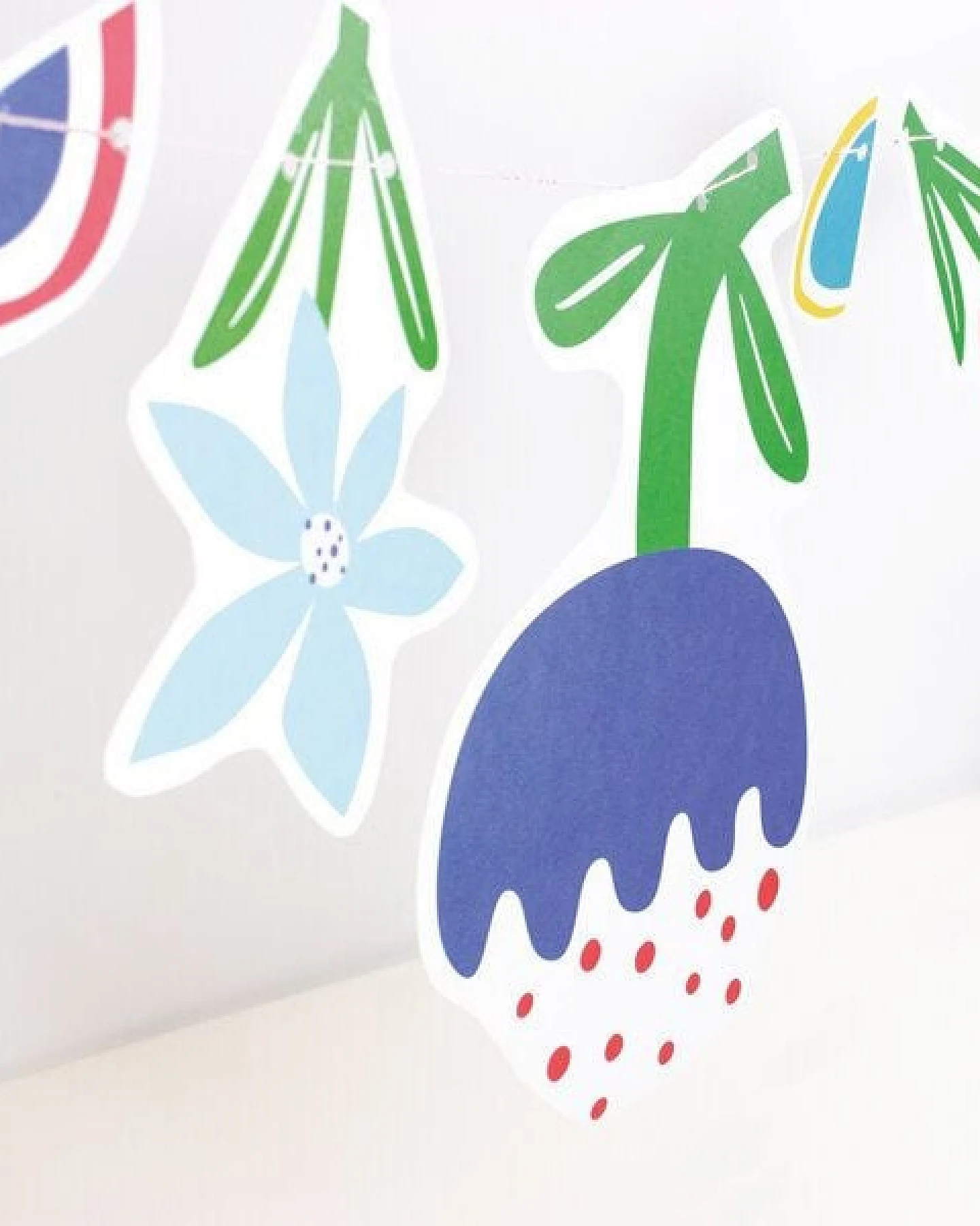 Bow & Hummingbird Bastelbogen Flower Power Girlande – Ansicht 4