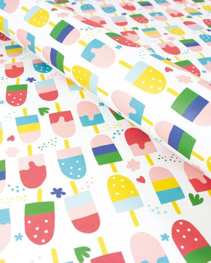 Bow & Hummingbird Geschenkpapier Ice Cream