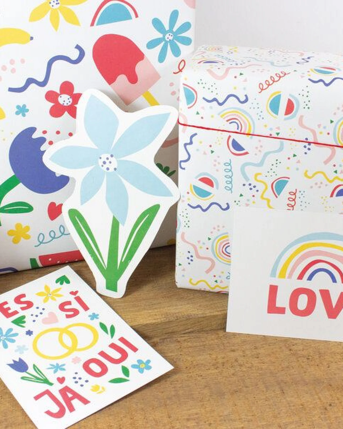 Bow & Hummingbird Postkarte Yes – Ansicht 3
