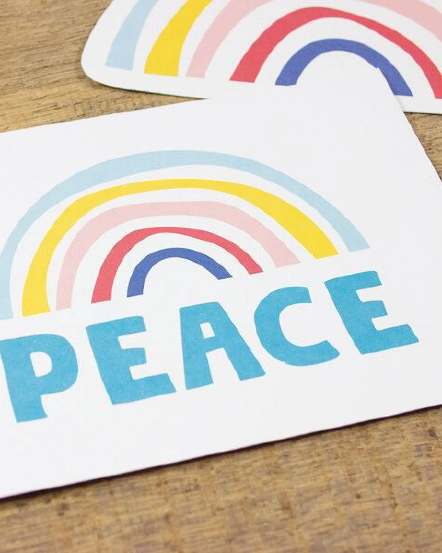 Bow & Hummingbird Postkarte Peace – Ansicht 2