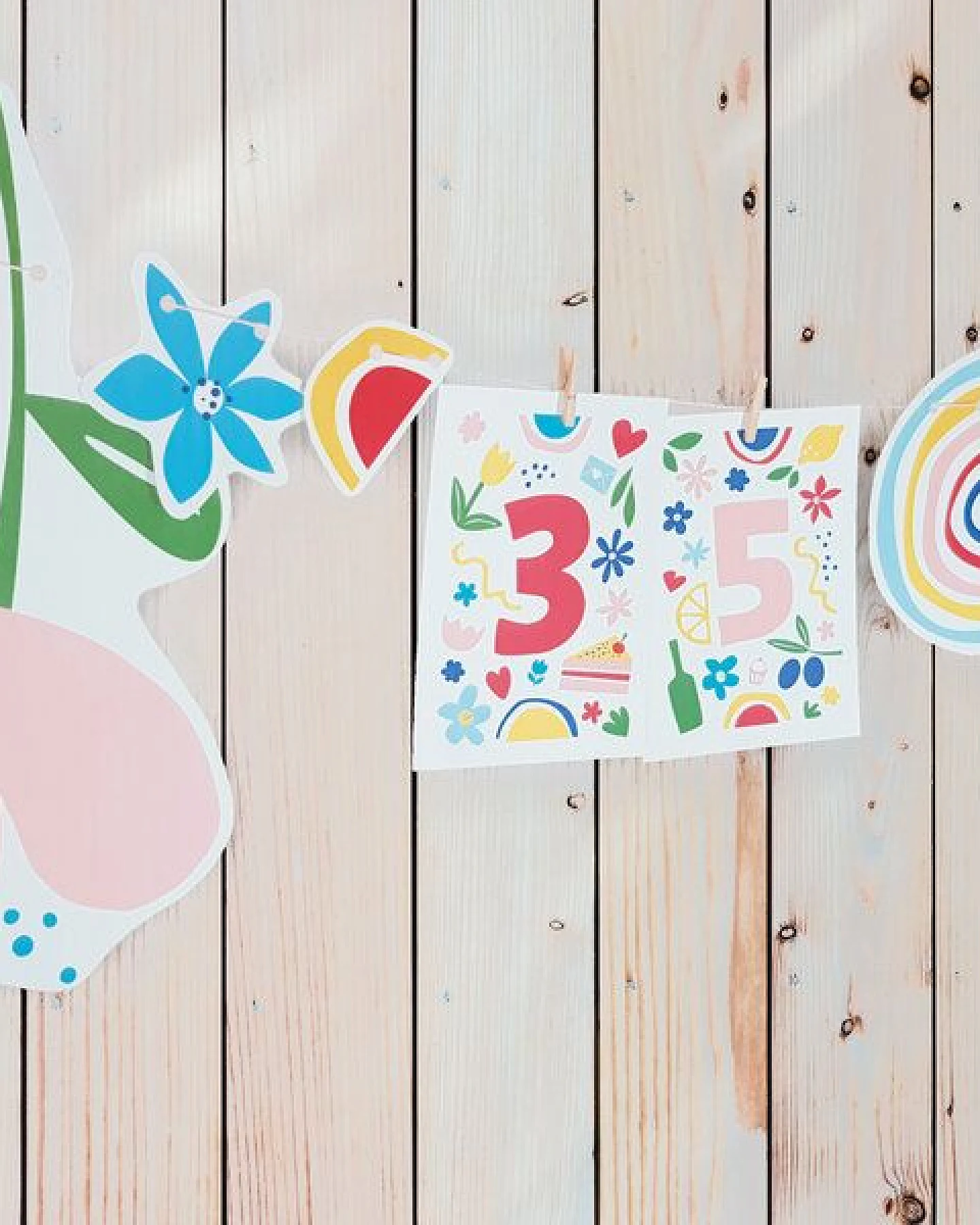 Bow & Hummingbird Postkarte Three/Drei – Ansicht 3