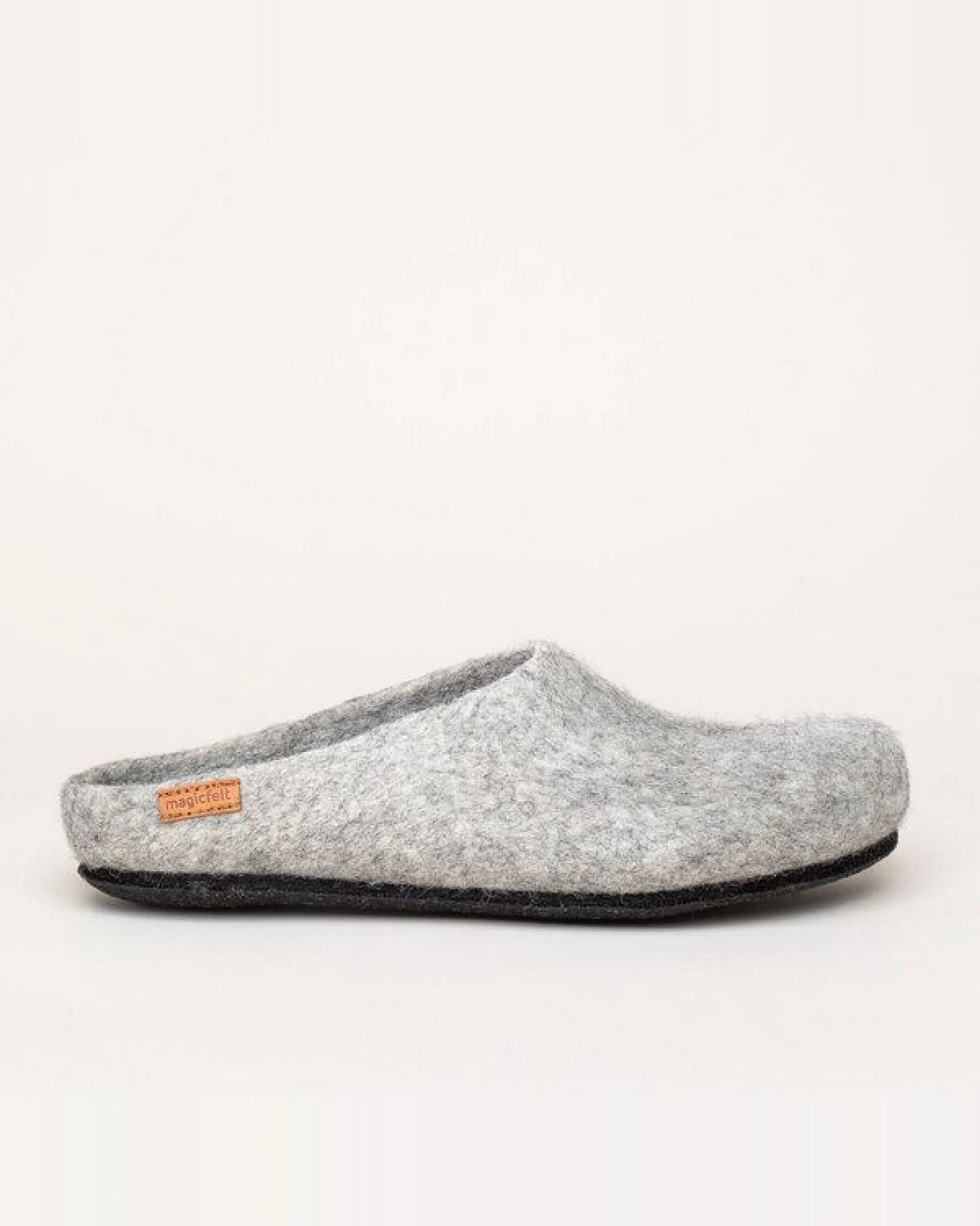 Magicfelt Gottstein naturbelassene ungefärbte Filzpantoffeln Hausschuhe – Ansicht 3