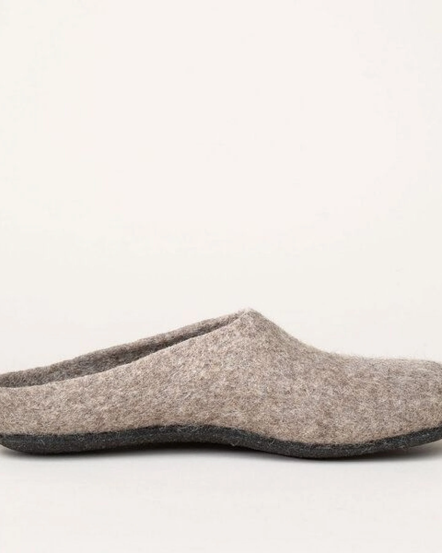 Magicfelt Gottstein naturbelassene ungefärbte Filzpantoffeln Hausschuhe – Ansicht 3