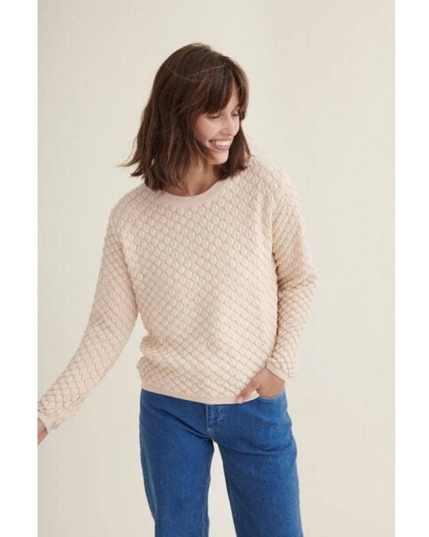 Basic Apparel Strickpullover - Camilla sweater - aus Bio-Baumwolle – Ansicht 3