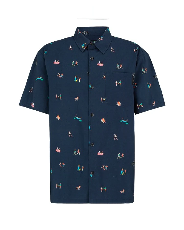 Iriedaily - Resorio Shirt - Hemd Gr S blau