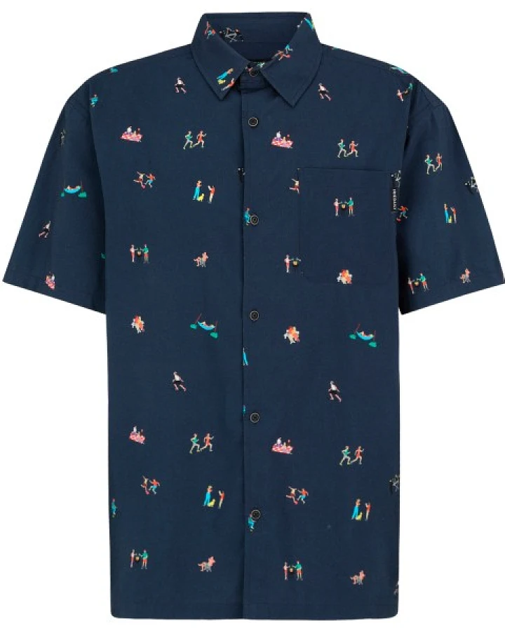 Iriedaily - Resorio Shirt - Hemd Gr S blau