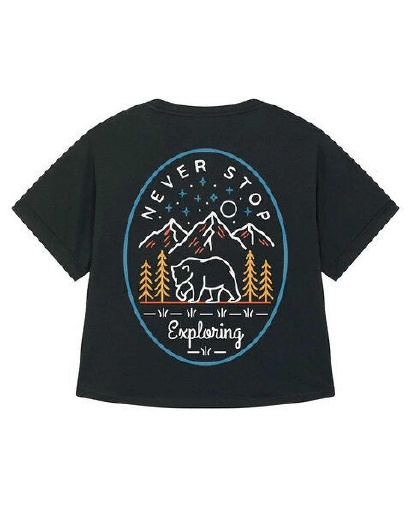 watapparel Oversize T-Shirt Frauen Never stop exploring – Ansicht 2