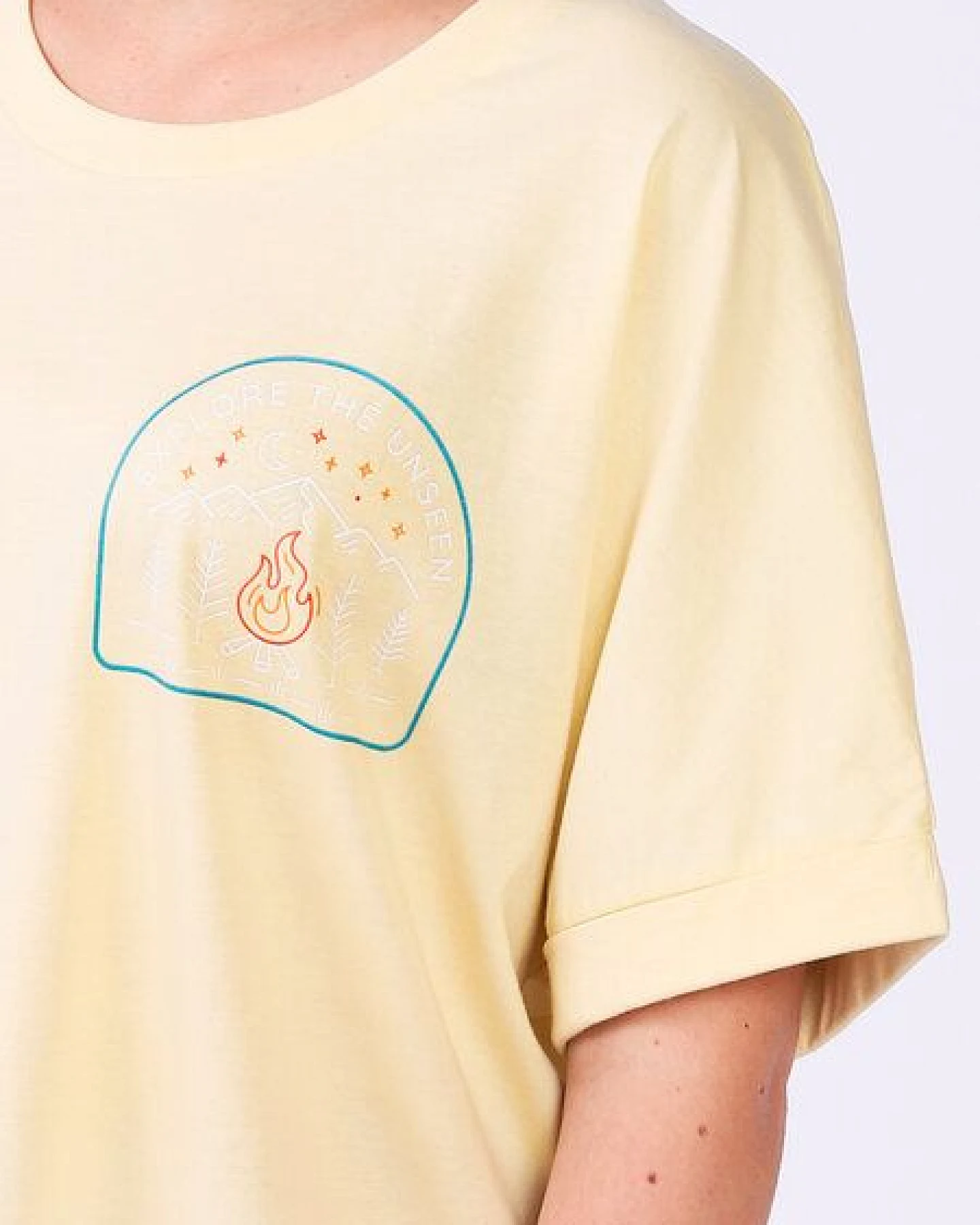 watapparel Oversize T-Shirt Frauen Explore the unseen – Ansicht 3