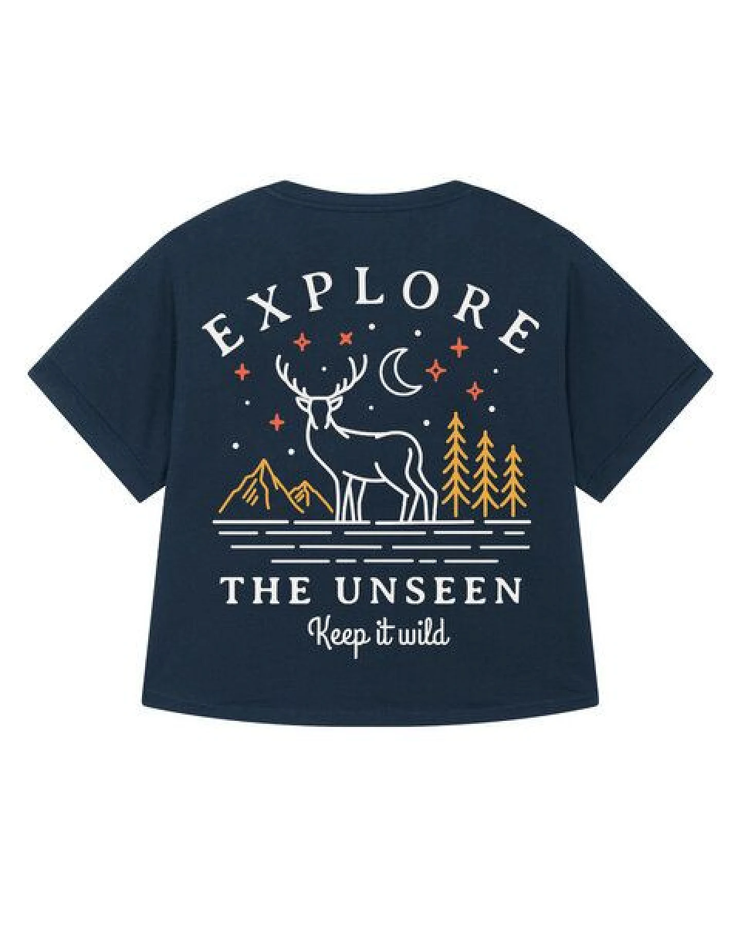 watapparel Oversize T-Shirt Frauen Explore the unseen, keep wild – Ansicht 2