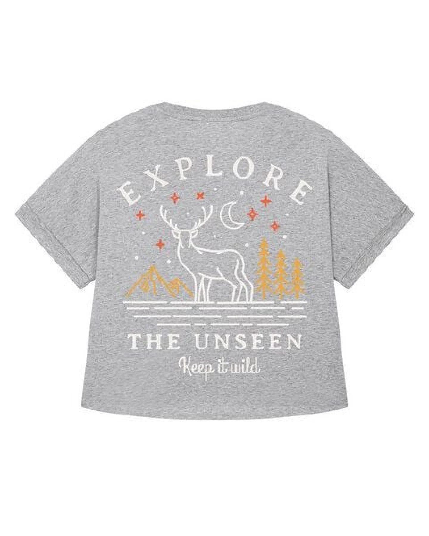 watapparel Oversize T-Shirt Frauen Explore the unseen, keep wild – Ansicht 2