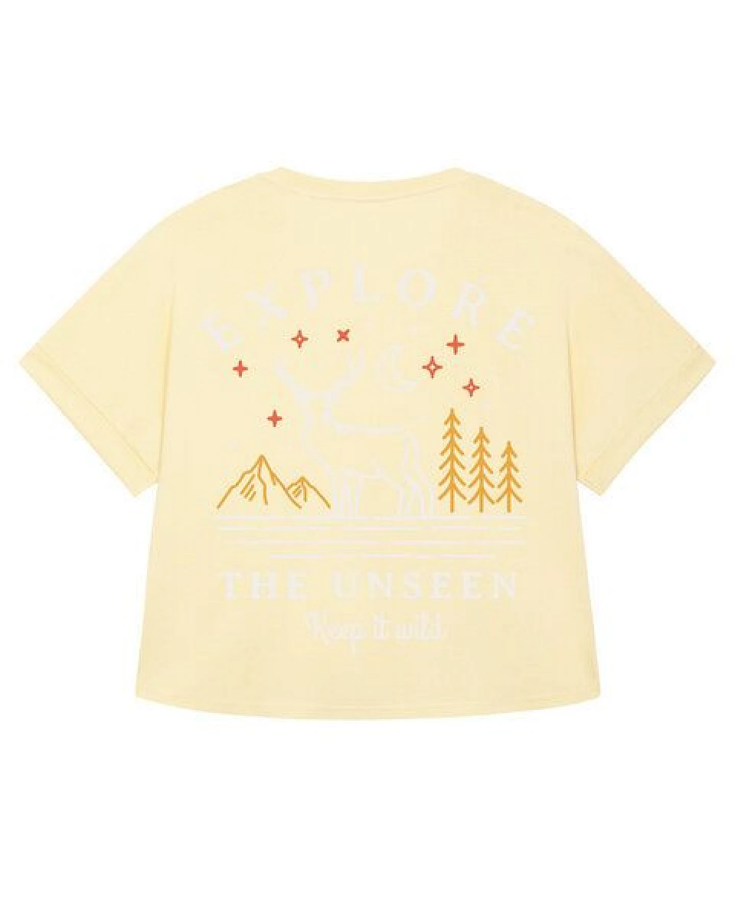 watapparel Oversize T-Shirt Frauen Explore the unseen, keep wild – Ansicht 2