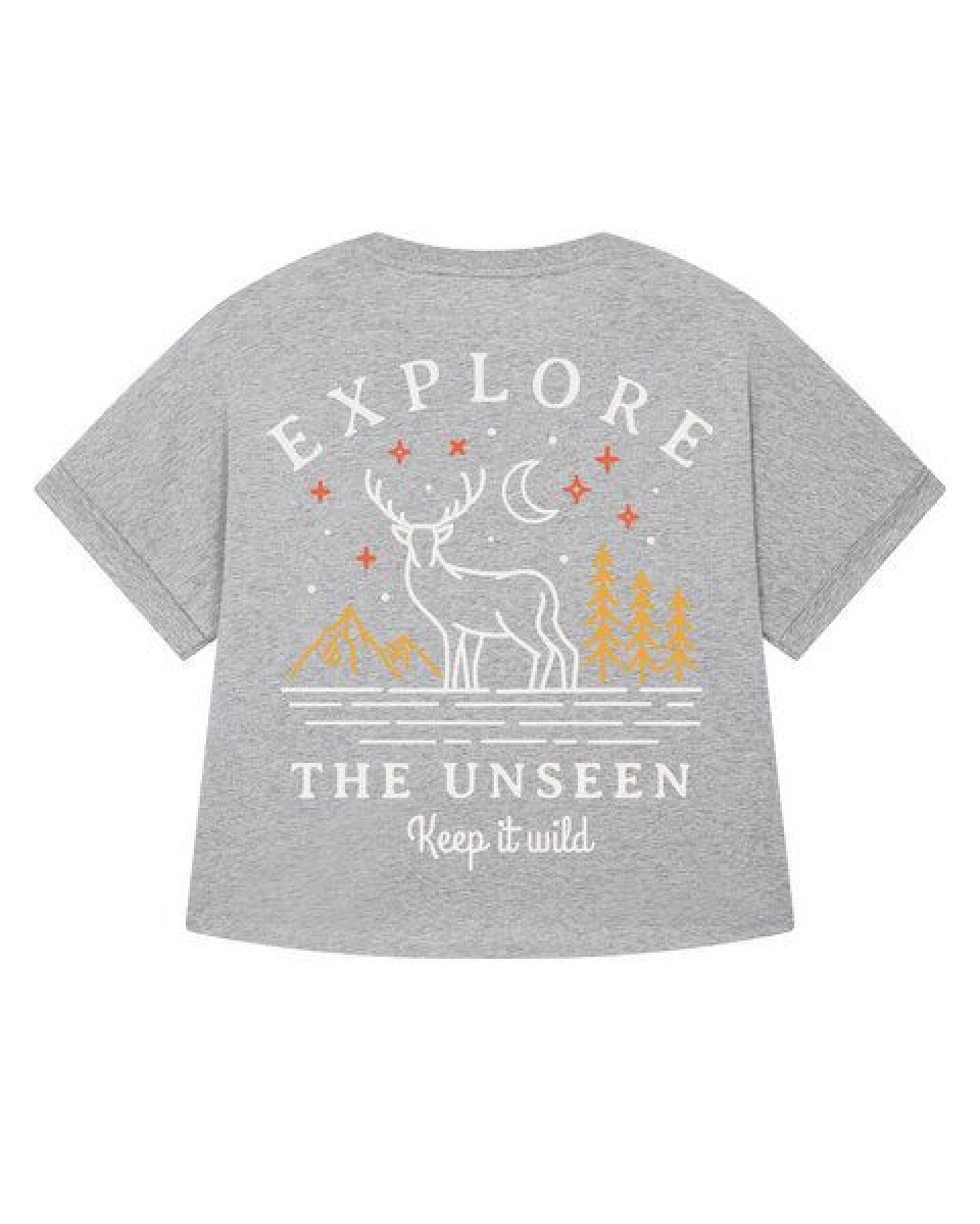 watapparel Oversize T-Shirt Frauen Explore the unseen, keep wild – Ansicht 2