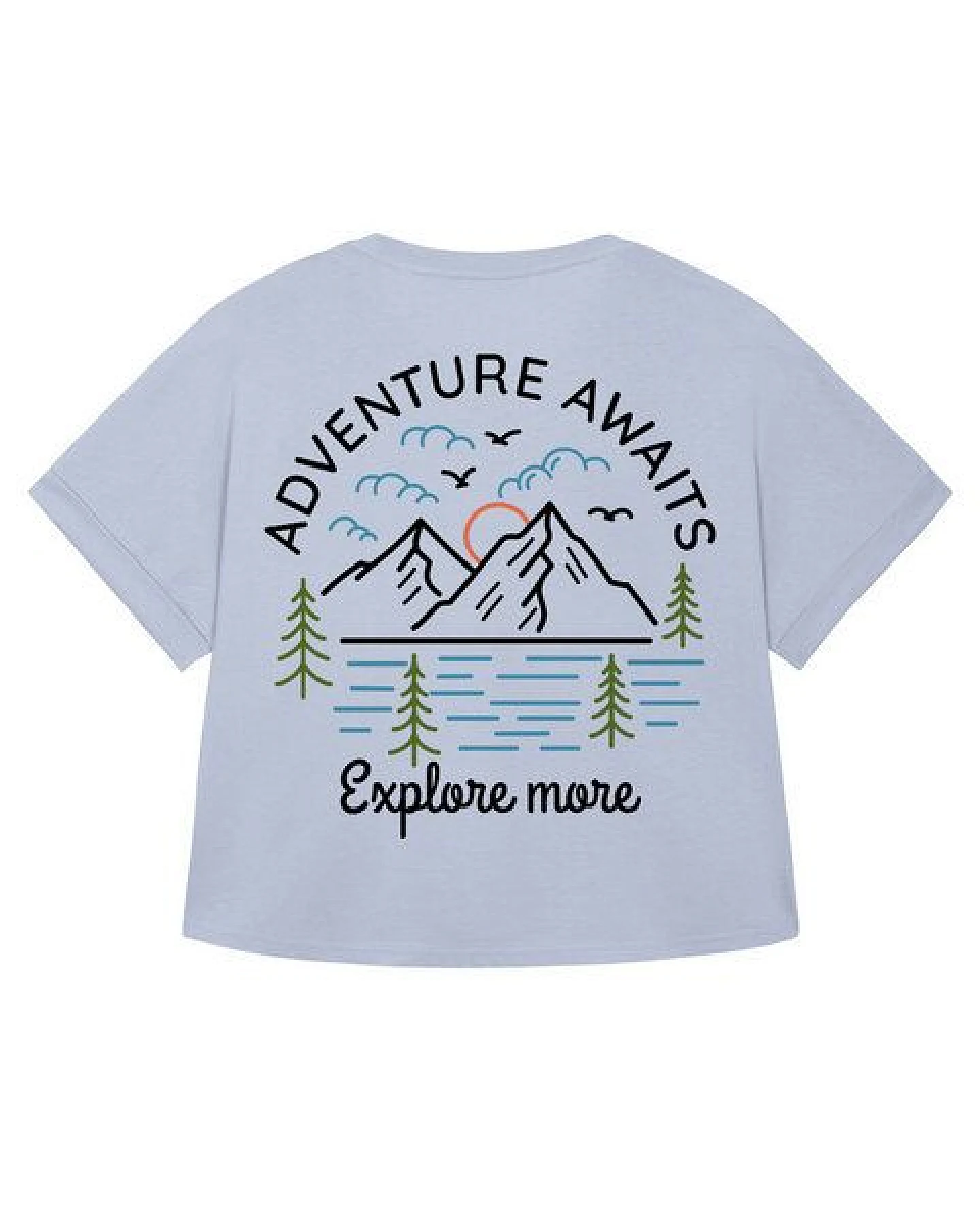 watapparel Oversize T-Shirt Frauen Adventure awaits – Ansicht 2