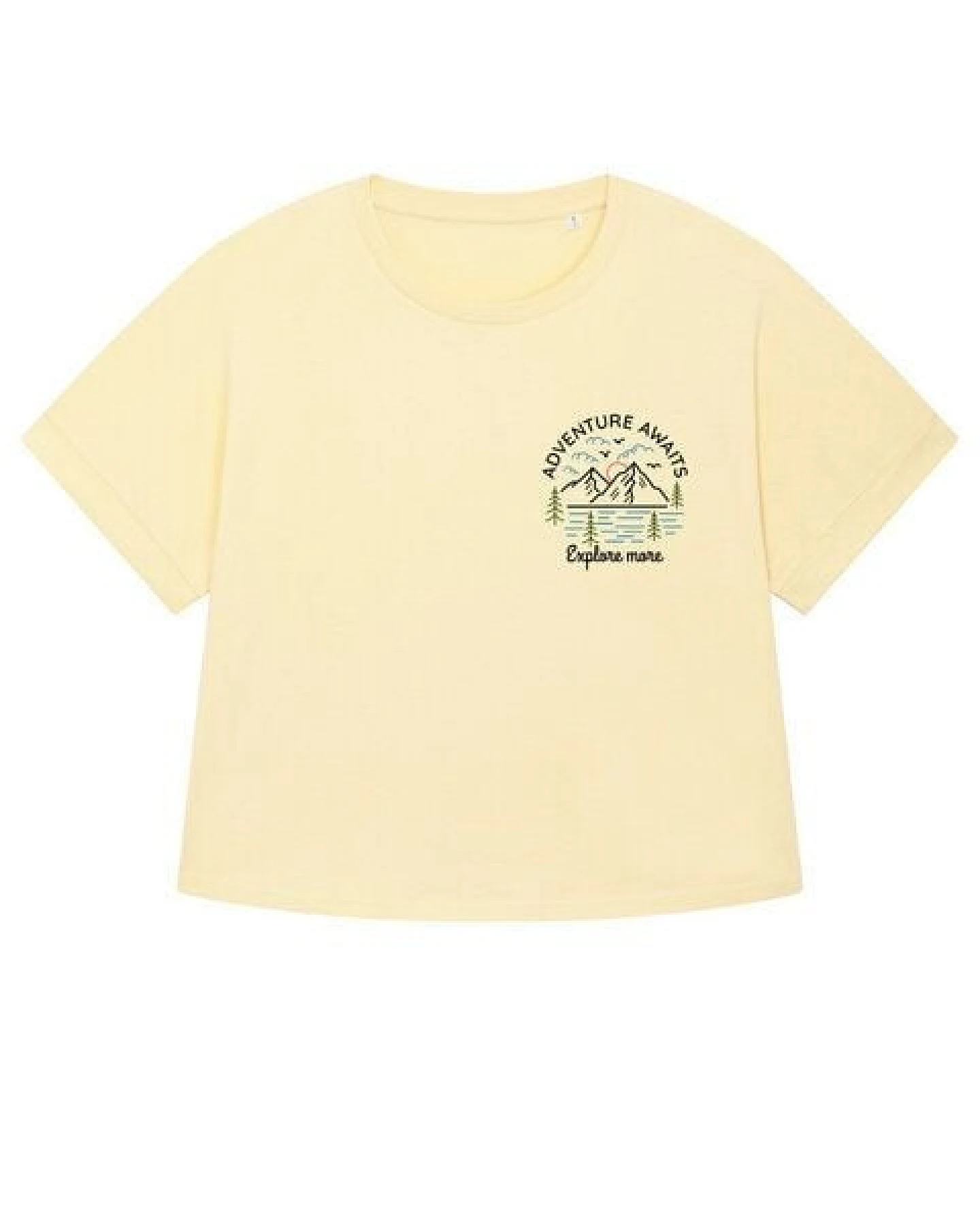 watapparel Oversize T-Shirt Frauen Adventure awaits – Ansicht 4
