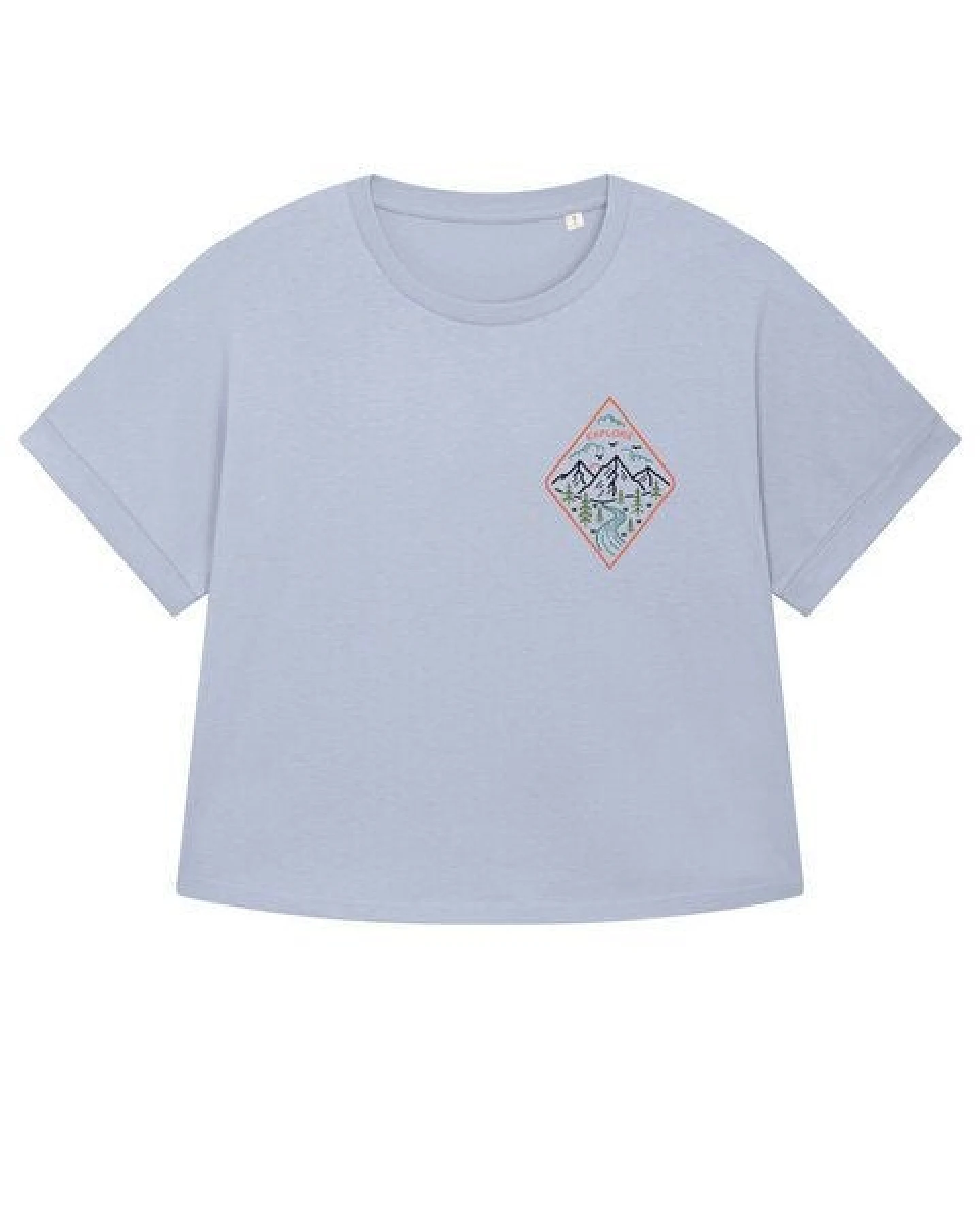 watapparel Oversize T-Shirt Frauen Explore – Ansicht 4