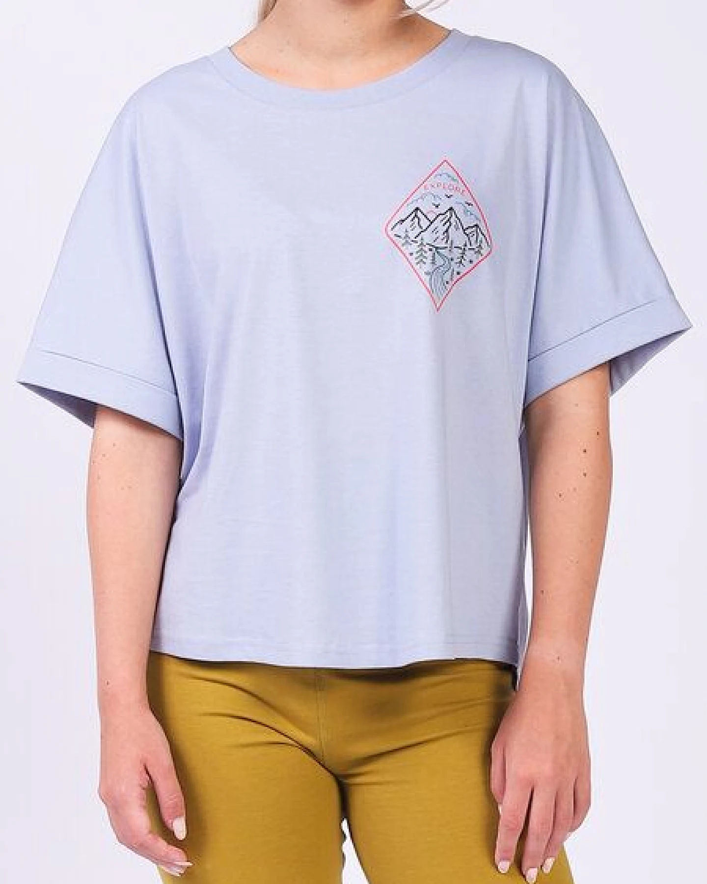 watapparel Oversize T-Shirt Frauen Explore – Ansicht 2