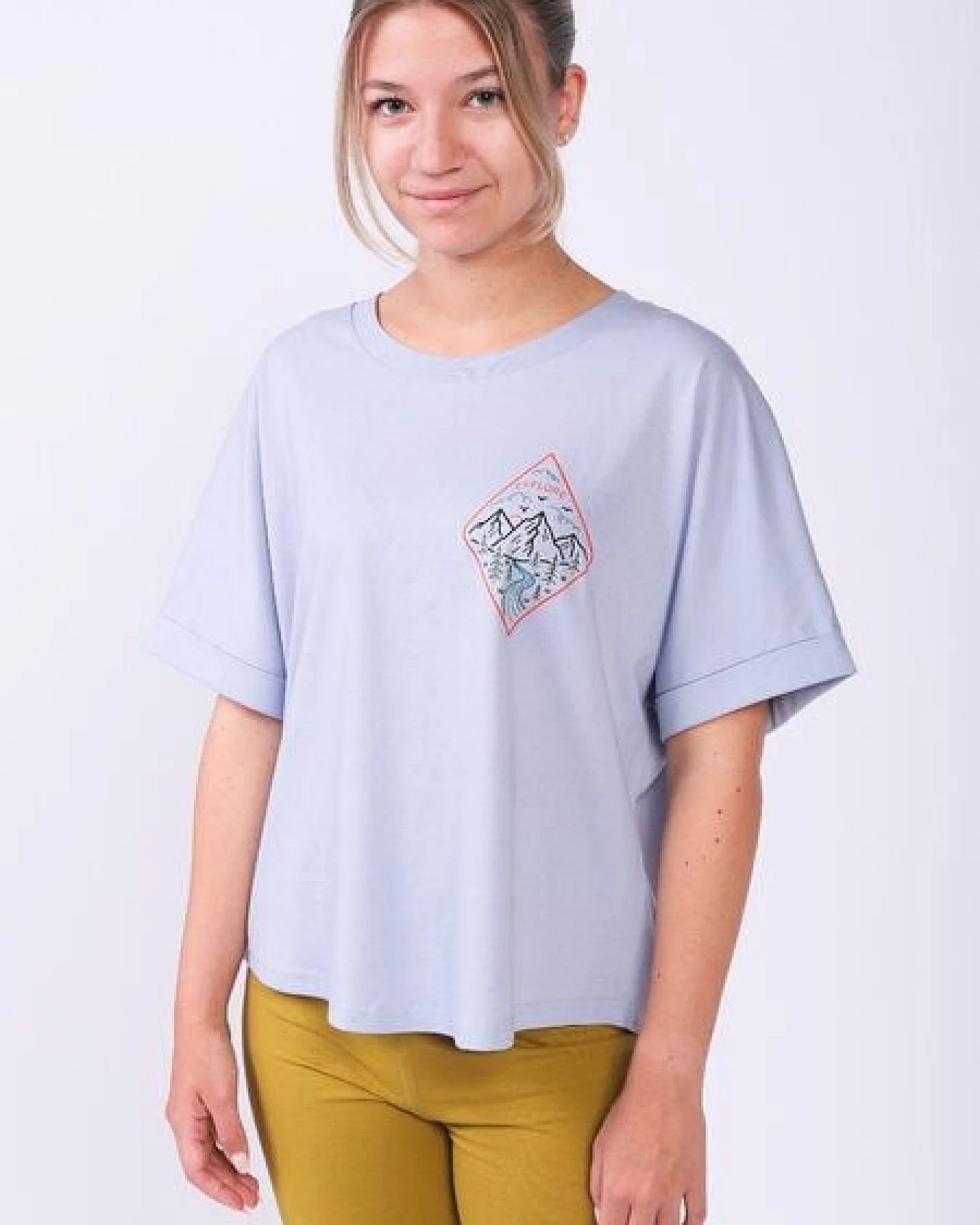 watapparel Oversize T-Shirt Frauen Explore – Ansicht 3