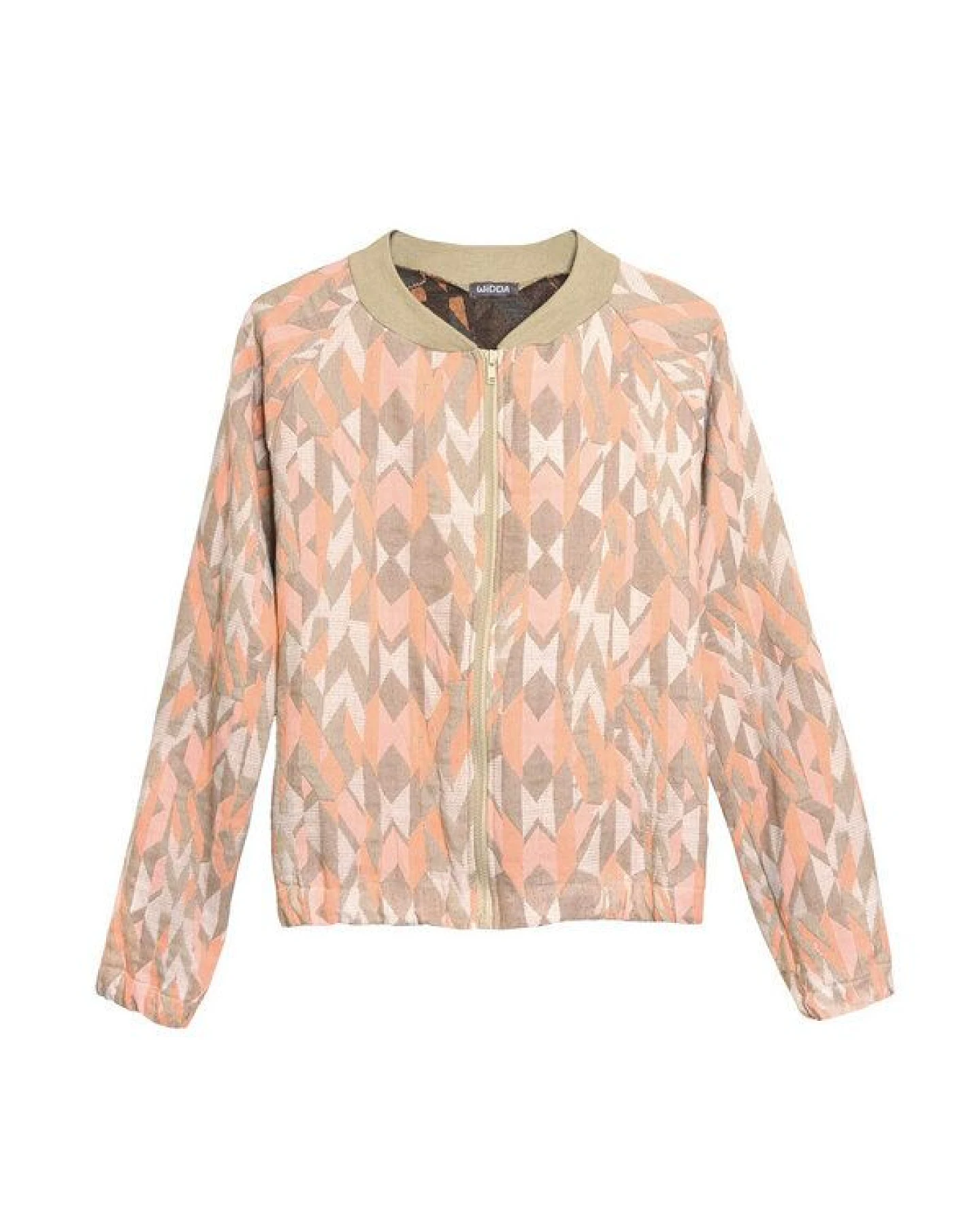 WiDDA berlin Blouson Jacke MIA mit hellem Webmuster – Ansicht 3