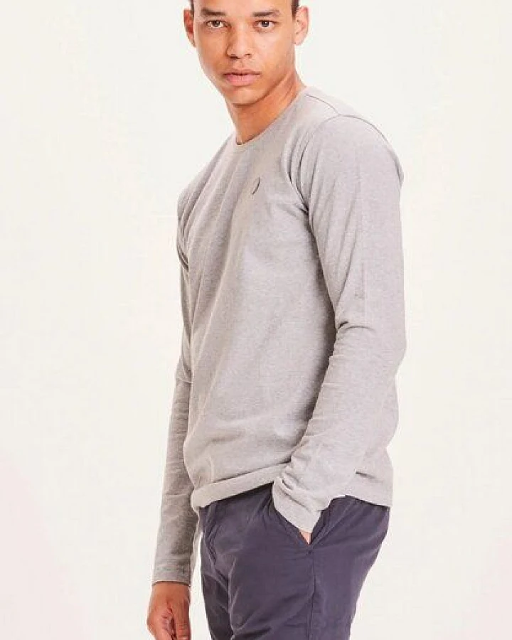 KnowledgeCotton Apparel Locust Badge Longsleeve