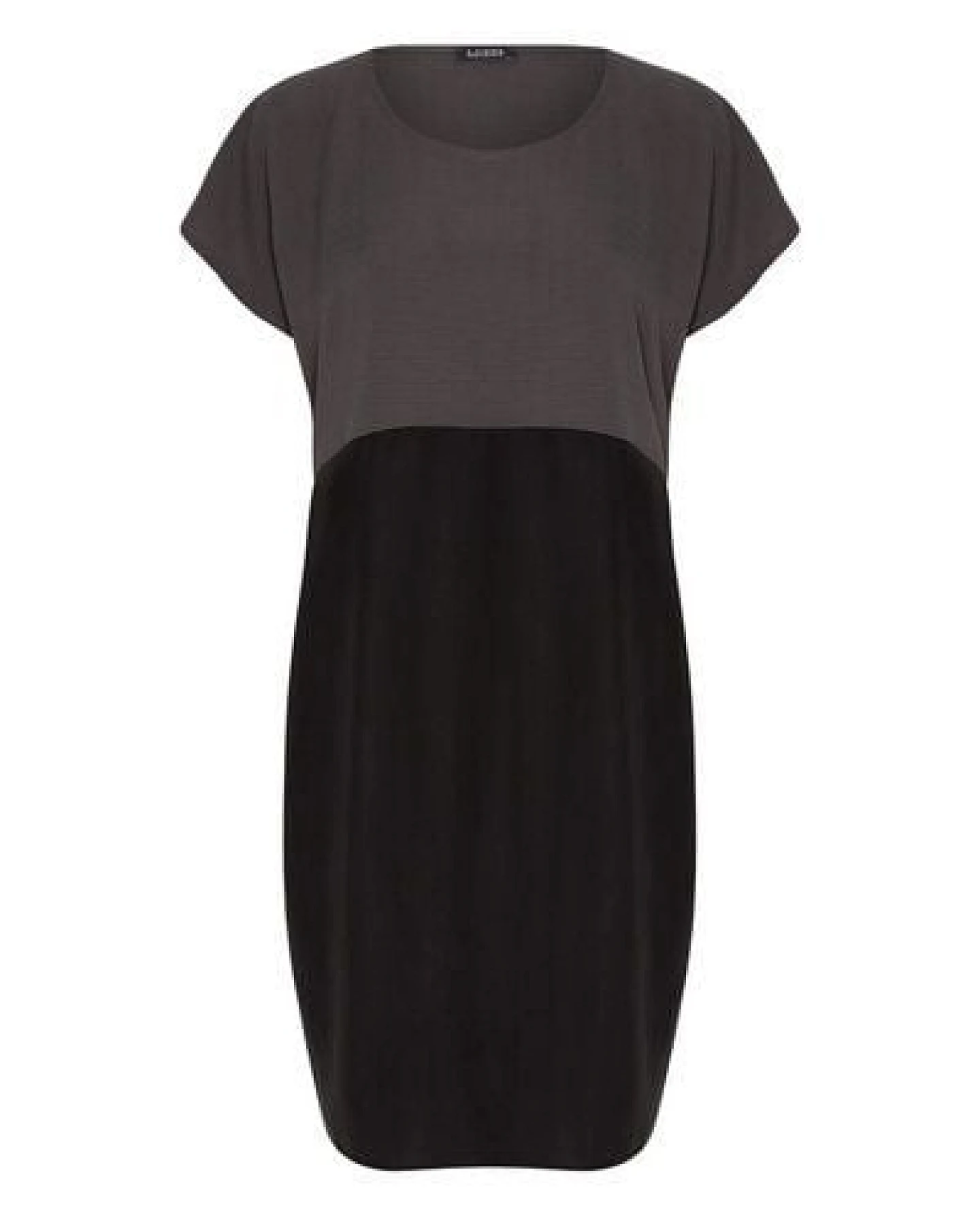WiDDA berlin Kleid "TOO GREY" aus TENCEL® Lyocell in Grau/Schwarz – Ansicht 3