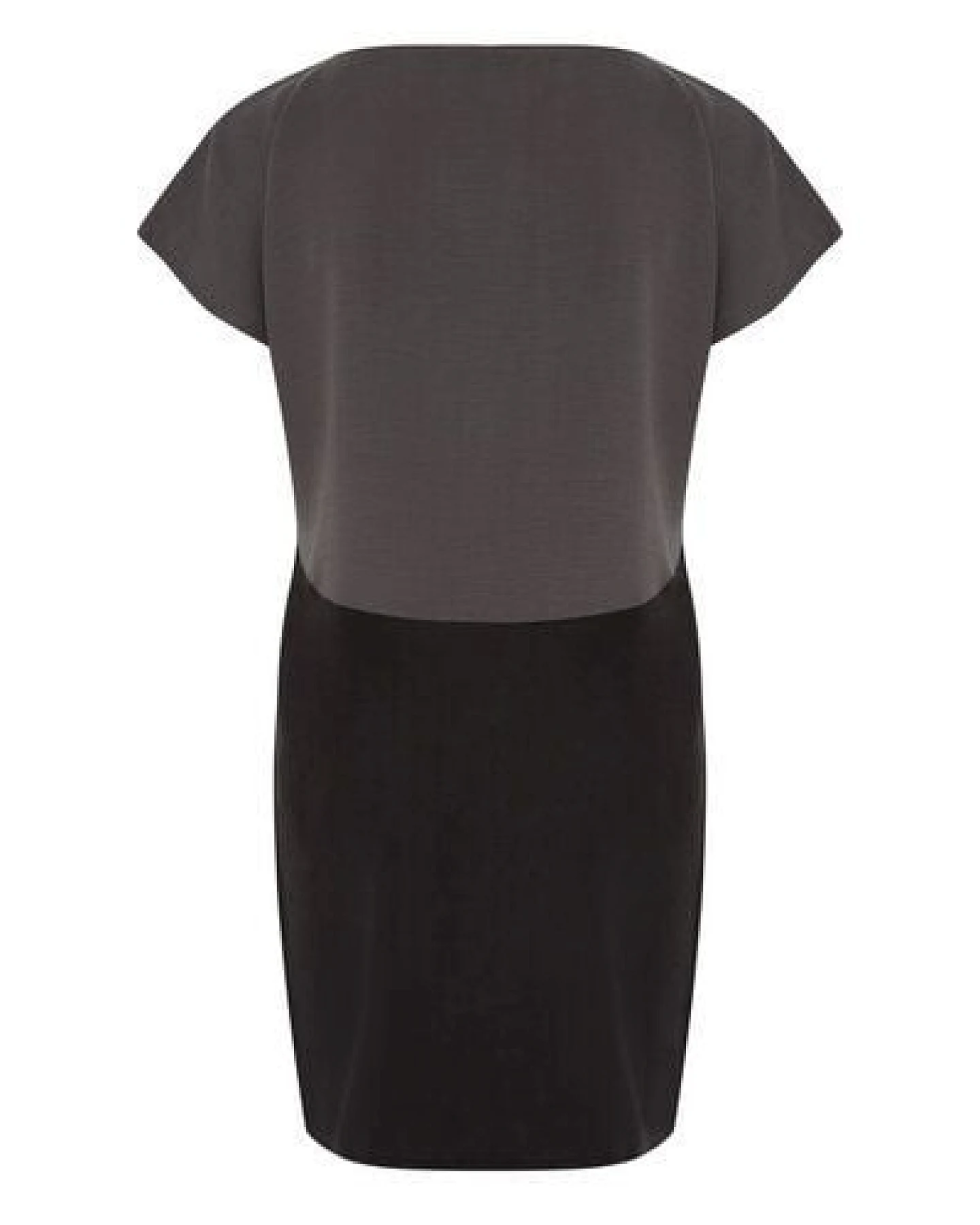 WiDDA berlin Kleid "TOO GREY" aus TENCEL® Lyocell in Grau/Schwarz – Ansicht 4