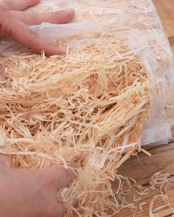 naturling Unbehandelte Fichtenholzwolle Füllmaterial