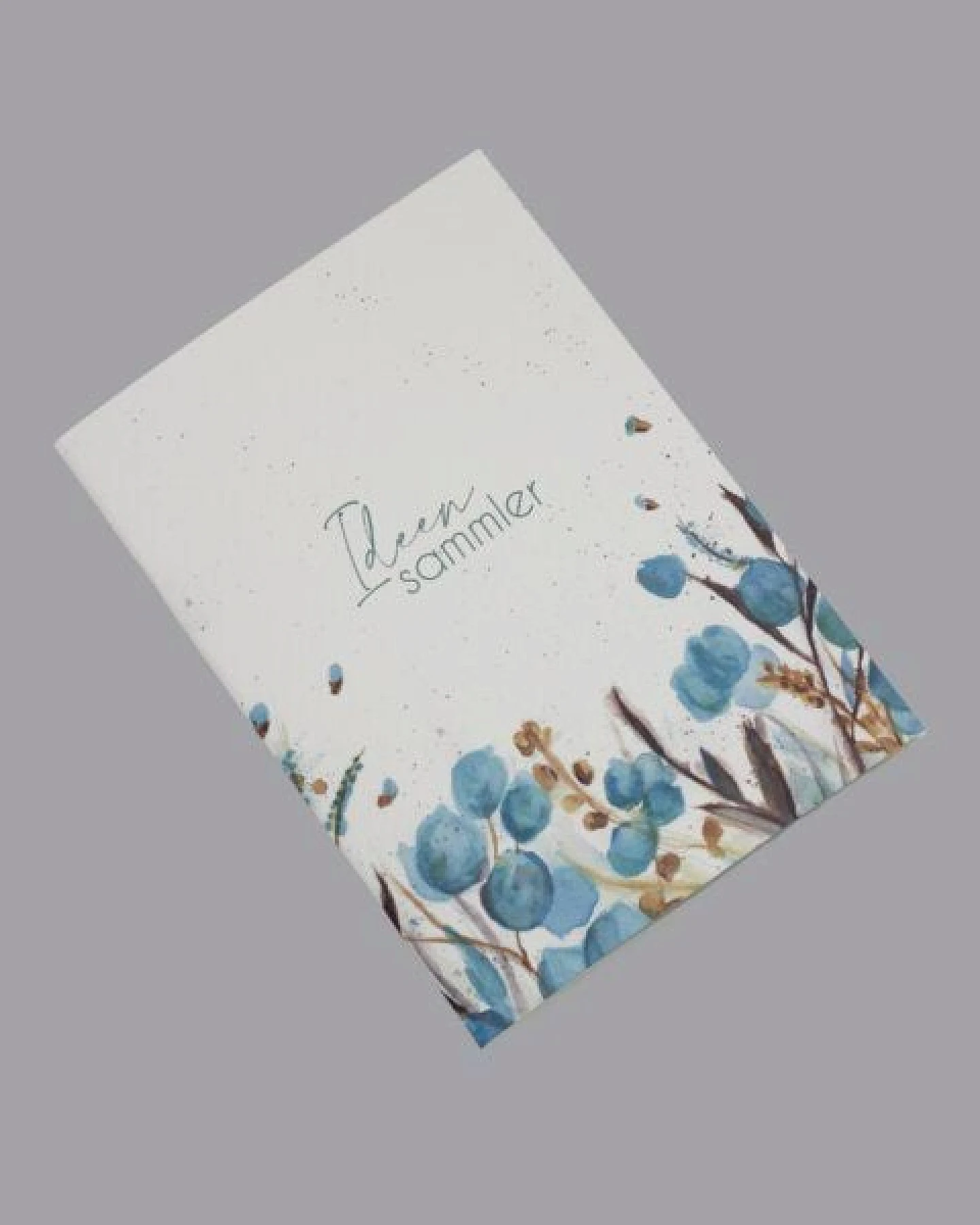 Fines Papeterie Notizheft Din A5 mit handgezeichneten Motiven aus Naturpapier – Ansicht 2