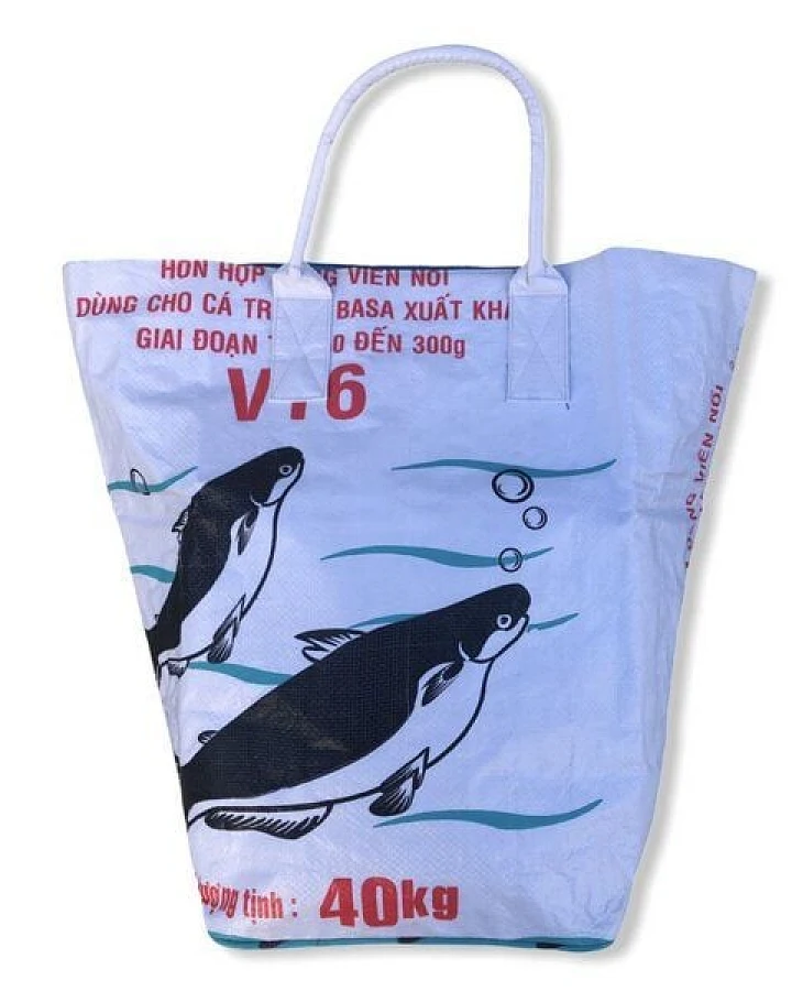 Beadbags Kleine Universaltasche / Wäschesack aus recycelten Reissack Ri9.2