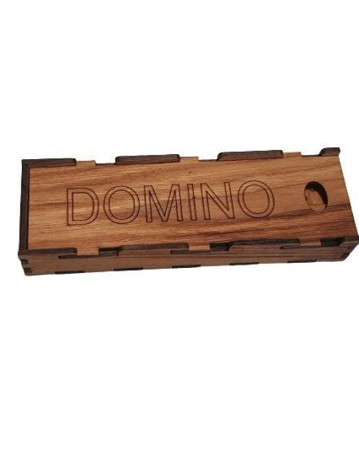 ReineNatur Domino - Familienspiel – Reisespiel – Eiche - 28 Spielsteine