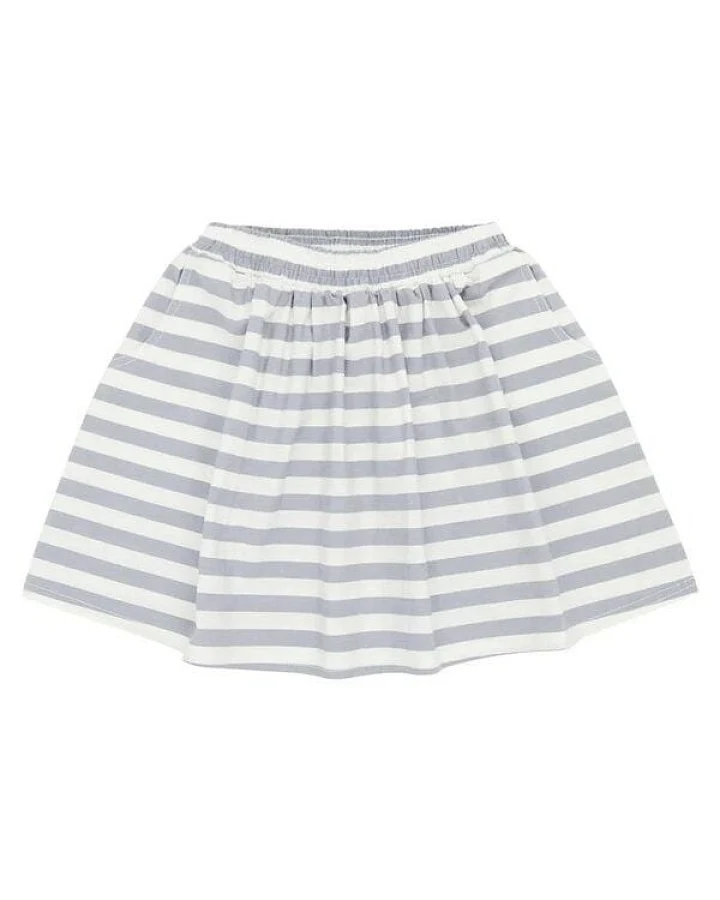 sense-organics EVIE glockiger Mädchenrock aus getreiftem Twill von Sense Organics
