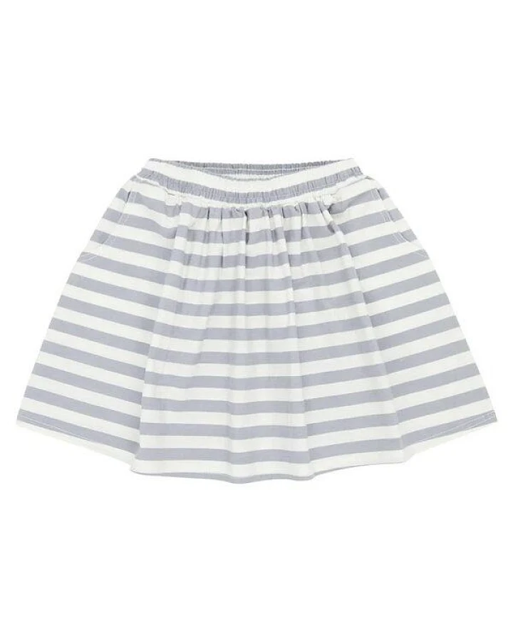 sense-organics EVIE glockiger Mädchenrock aus getreiftem Twill von Sense Organics