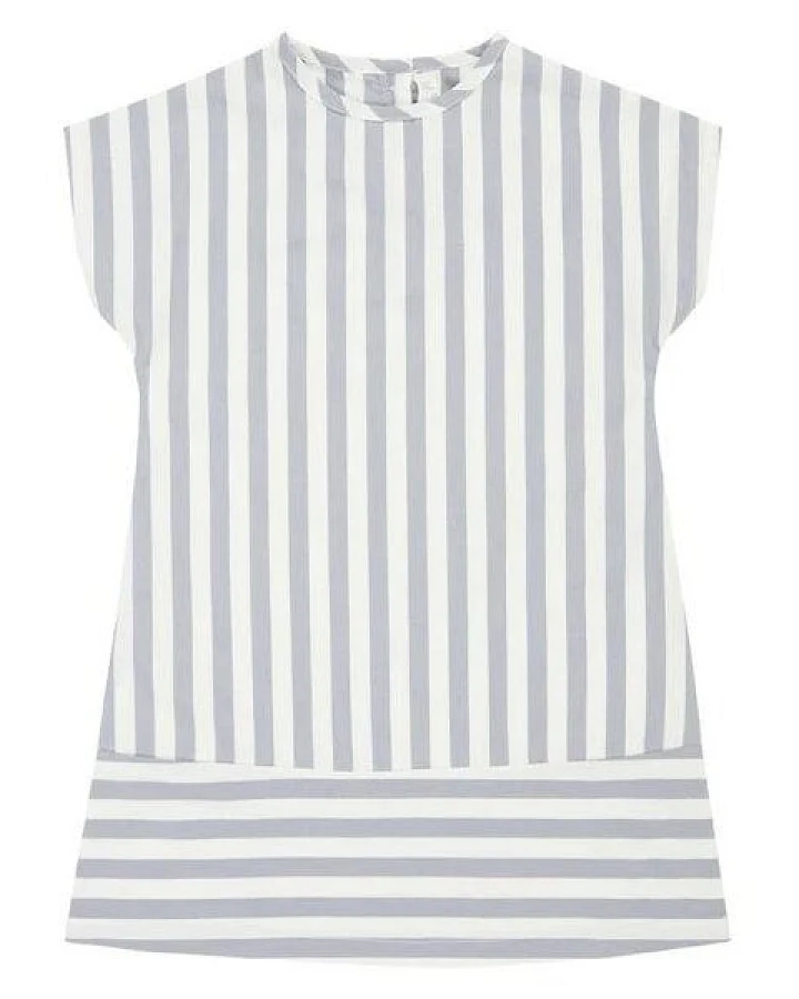 sense-organics Freja gestreiftes Mädchenkleid aus Twill von Sense Organics