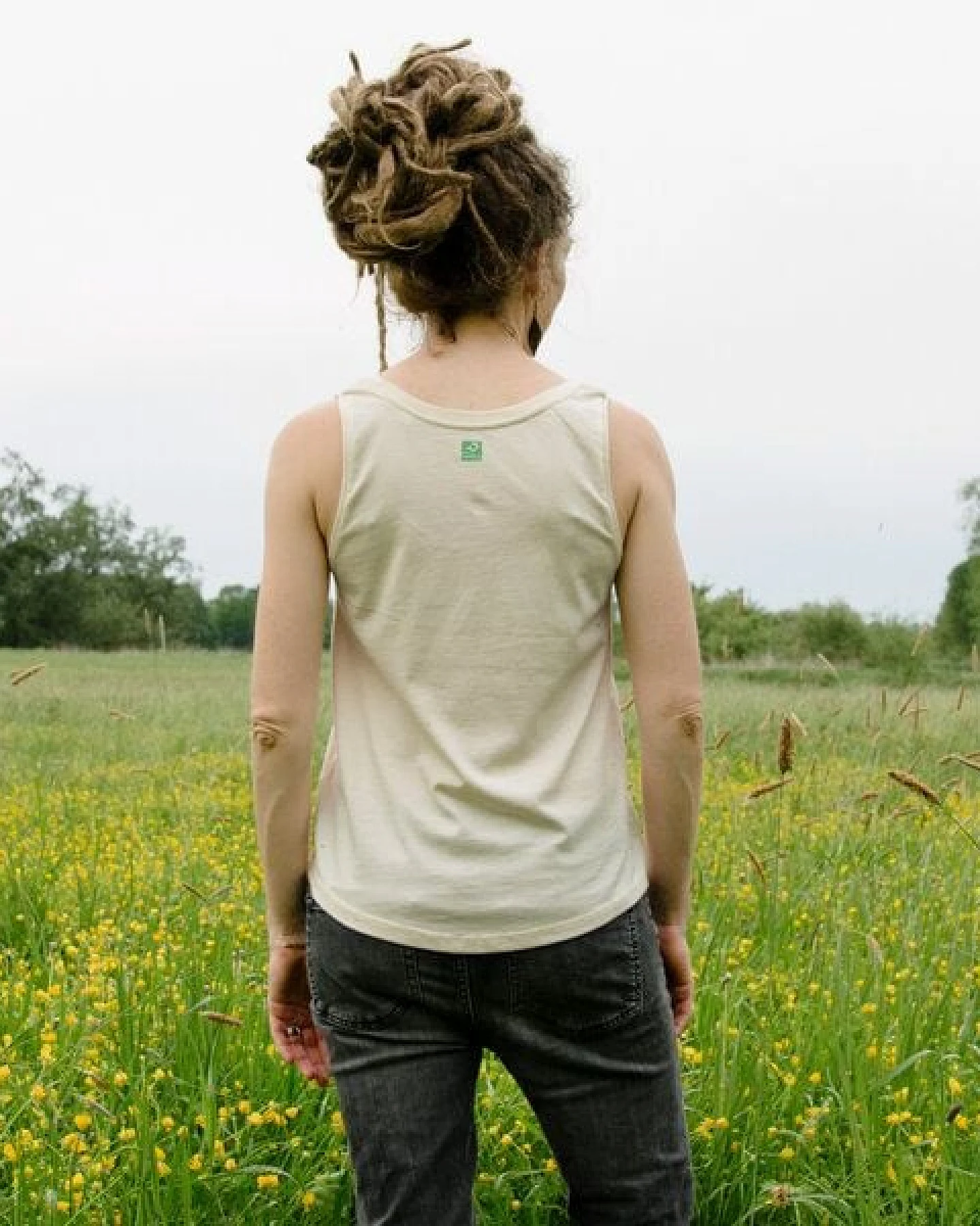 Cmig Damen Tank-Top Reisewiesel in natural raw – Ansicht 4