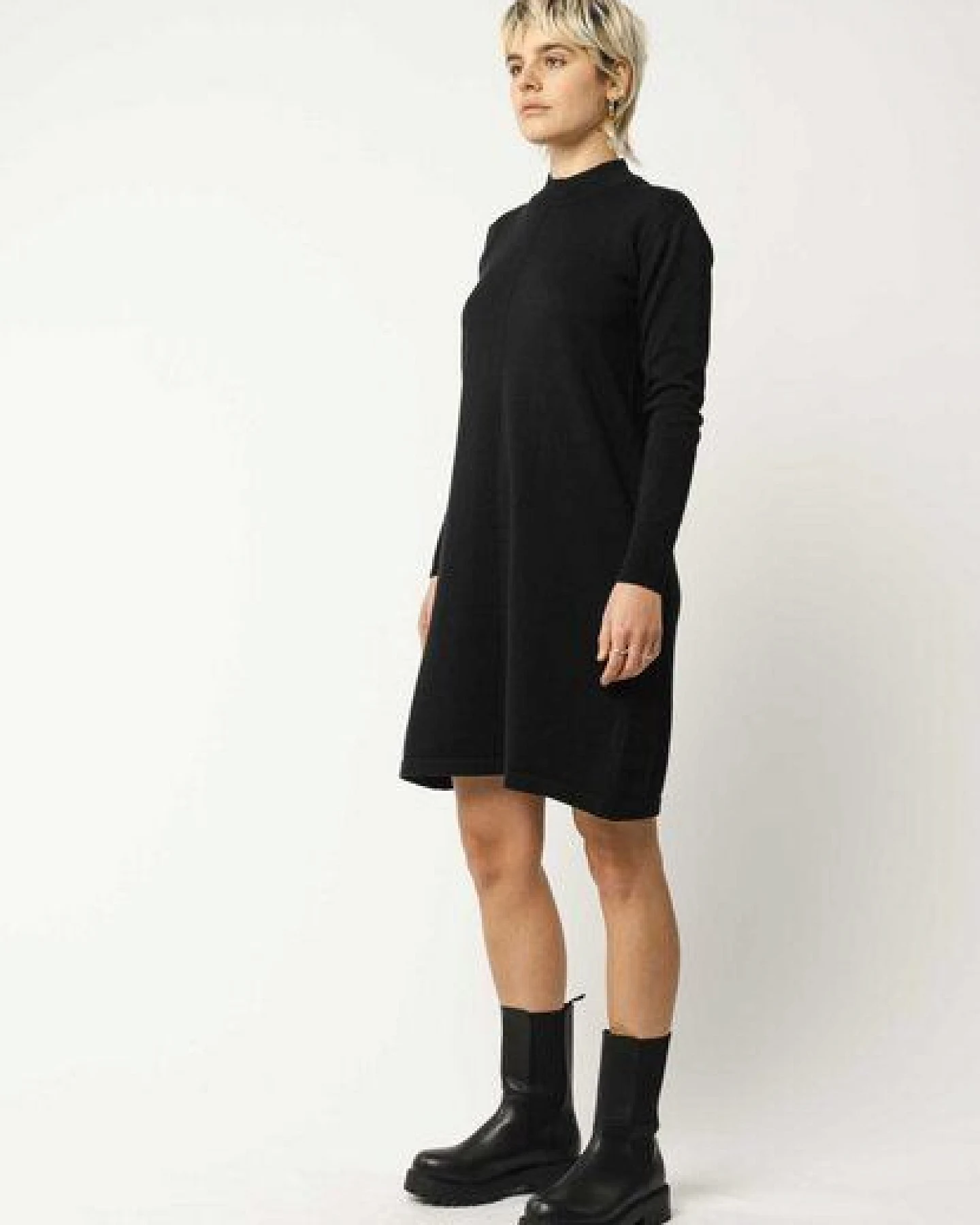 Basic Feinstrick Kleid HARLEEN – Ansicht 2